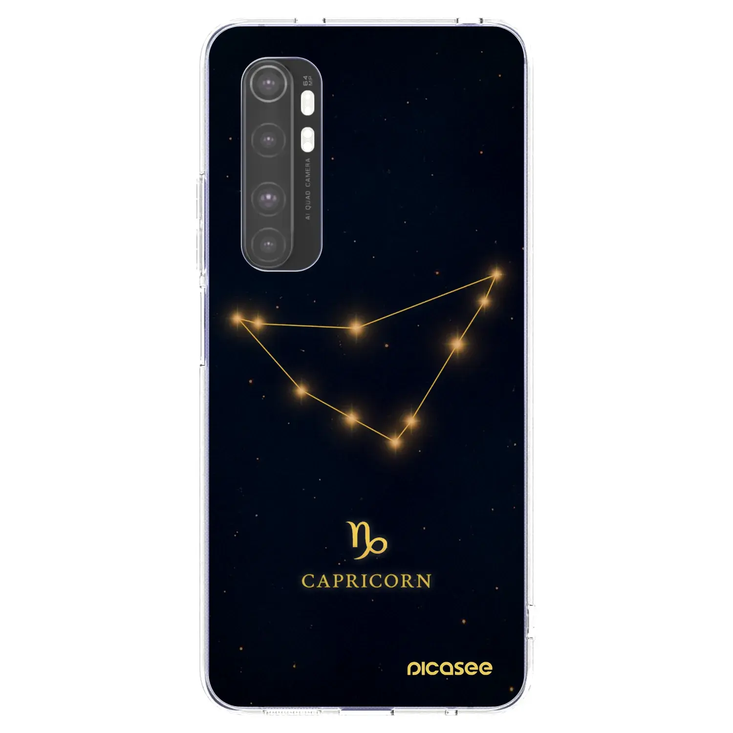 Silikonový průhledný obal pro Xiaomi Mi Note 10 Lite - CAPRICORN