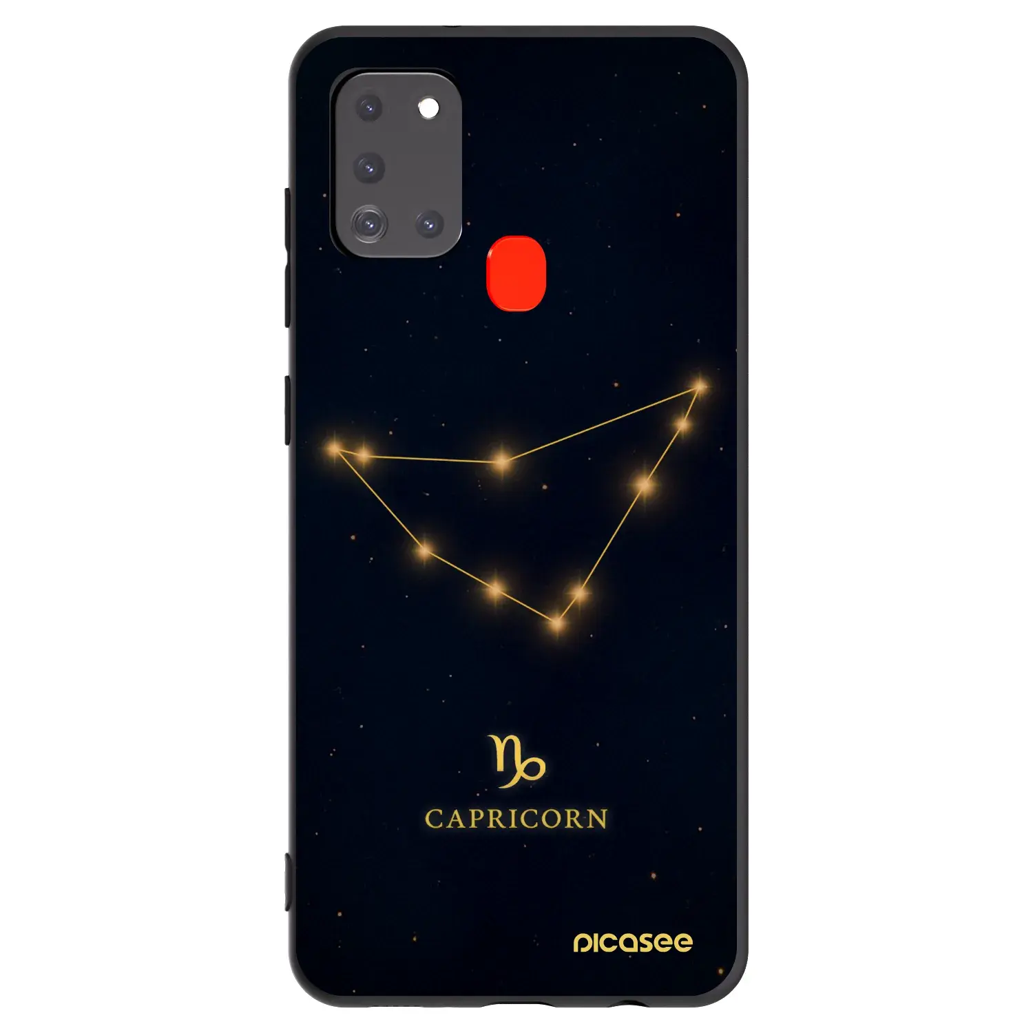 Silikonový černý obal pro Samsung Galaxy A21s - CAPRICORN