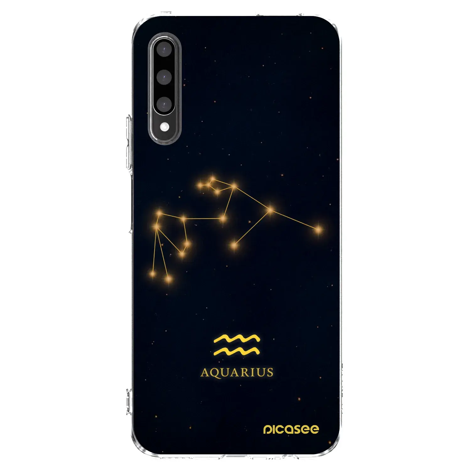 Silikonový průhledný obal pro Honor 9X Pro - AQUARIUS