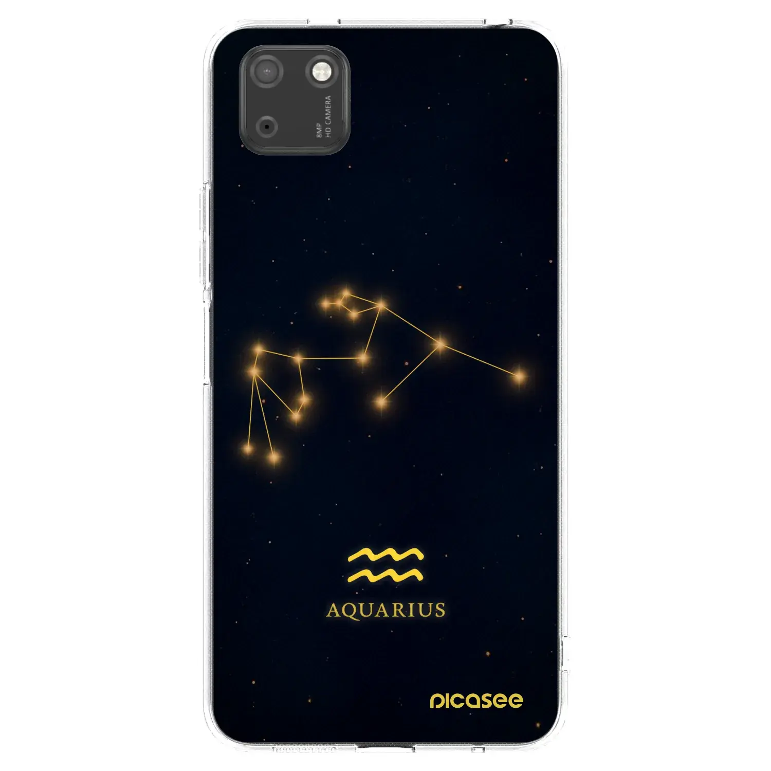 Silikonový průhledný obal pro Huawei Y5P - AQUARIUS