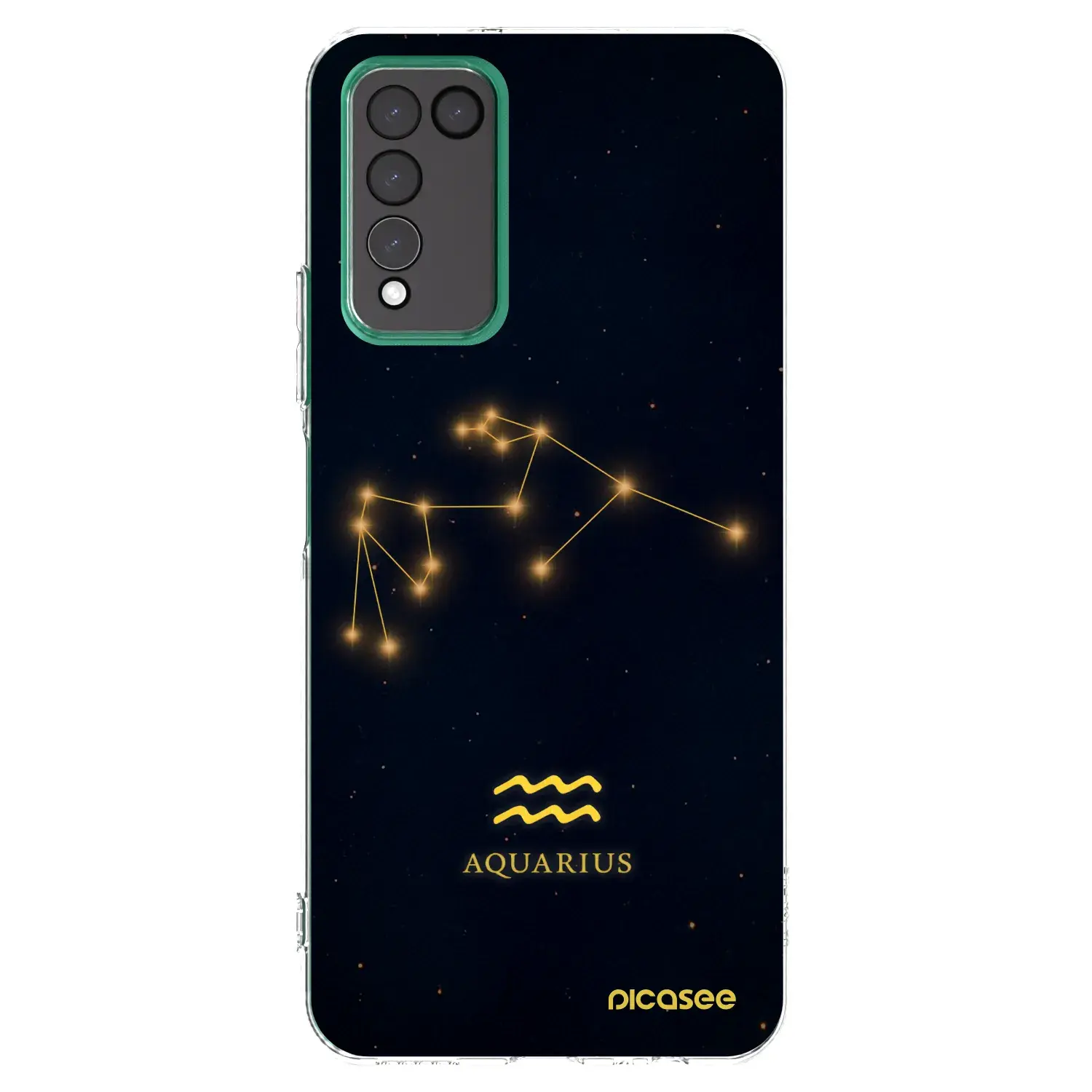 Silikonový průhledný obal pro Honor 10X Lite - AQUARIUS