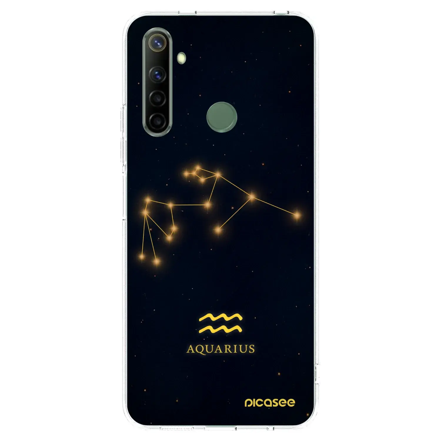Silikonový průhledný obal pro Realme 6i - AQUARIUS