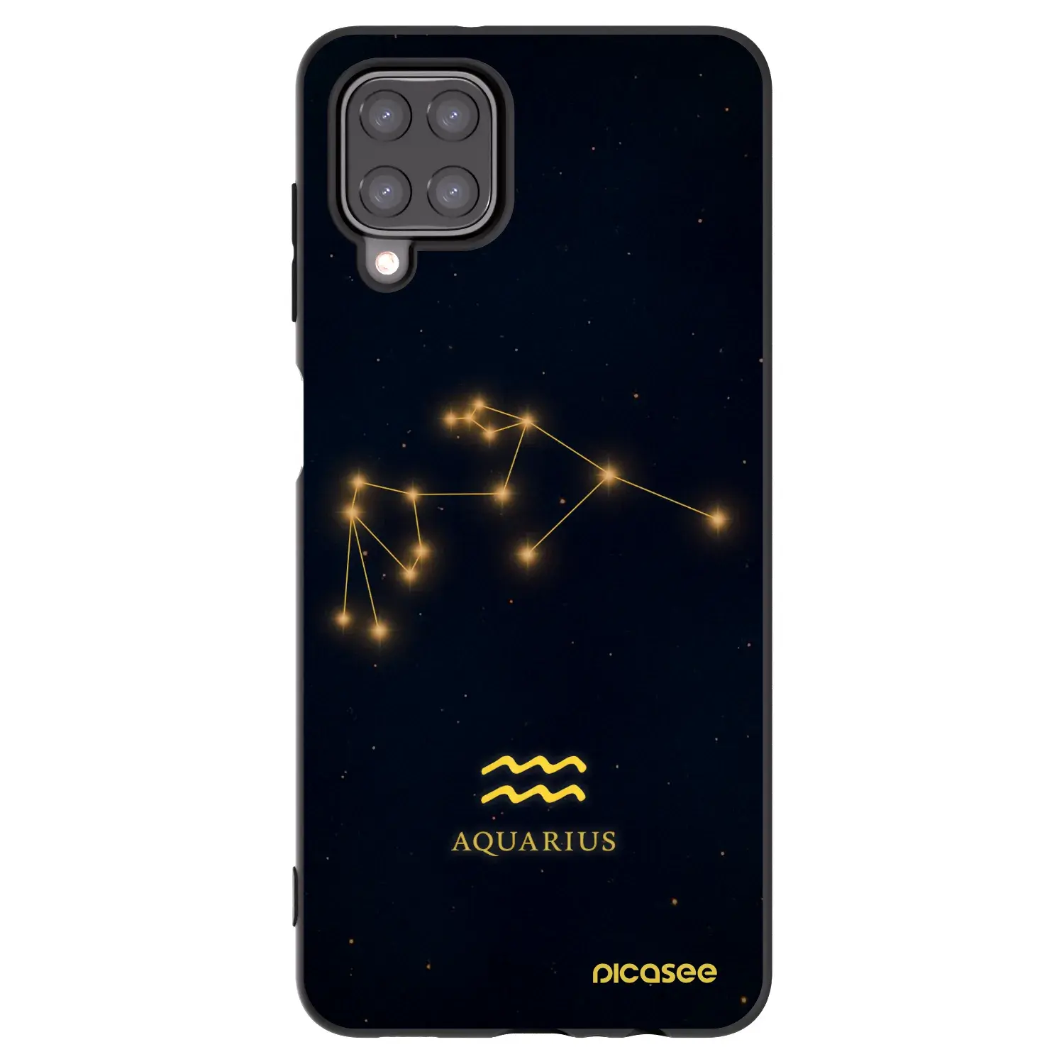 Silikonový černý obal pro Samsung Galaxy A12 A125F - AQUARIUS