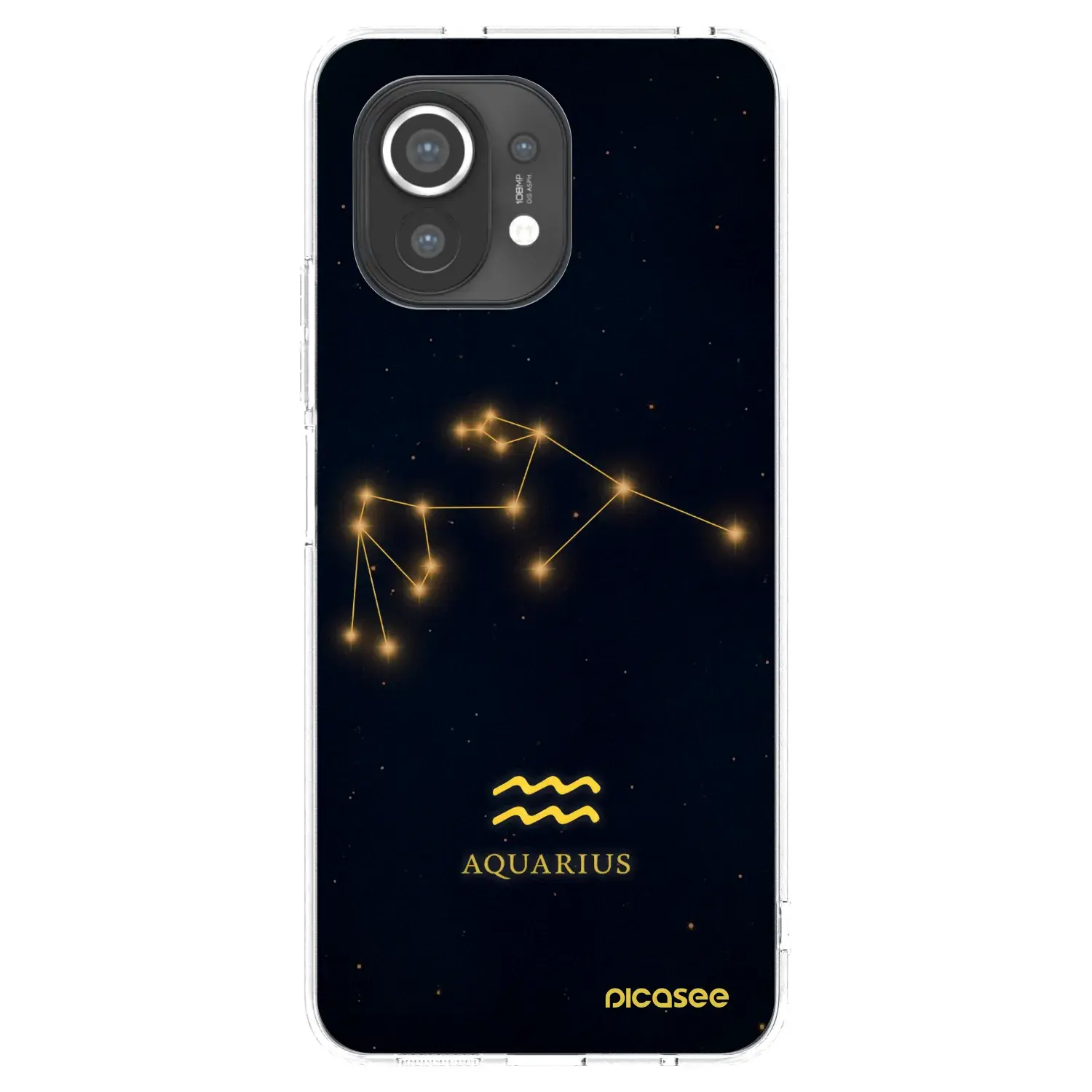 Silikonový průhledný obal pro Xiaomi Mi 11 - AQUARIUS