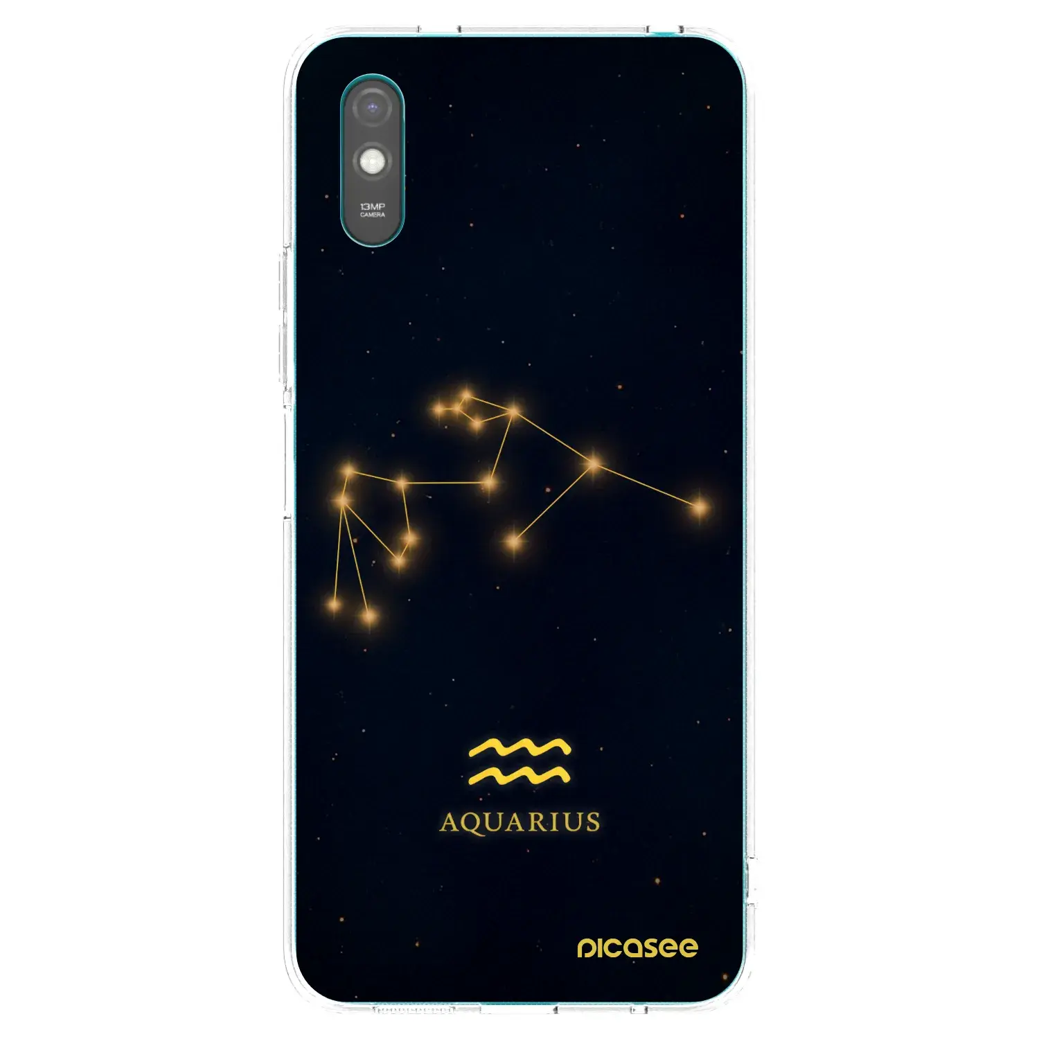 Silikonový průhledný obal pro Xiaomi Redmi 9AT - AQUARIUS