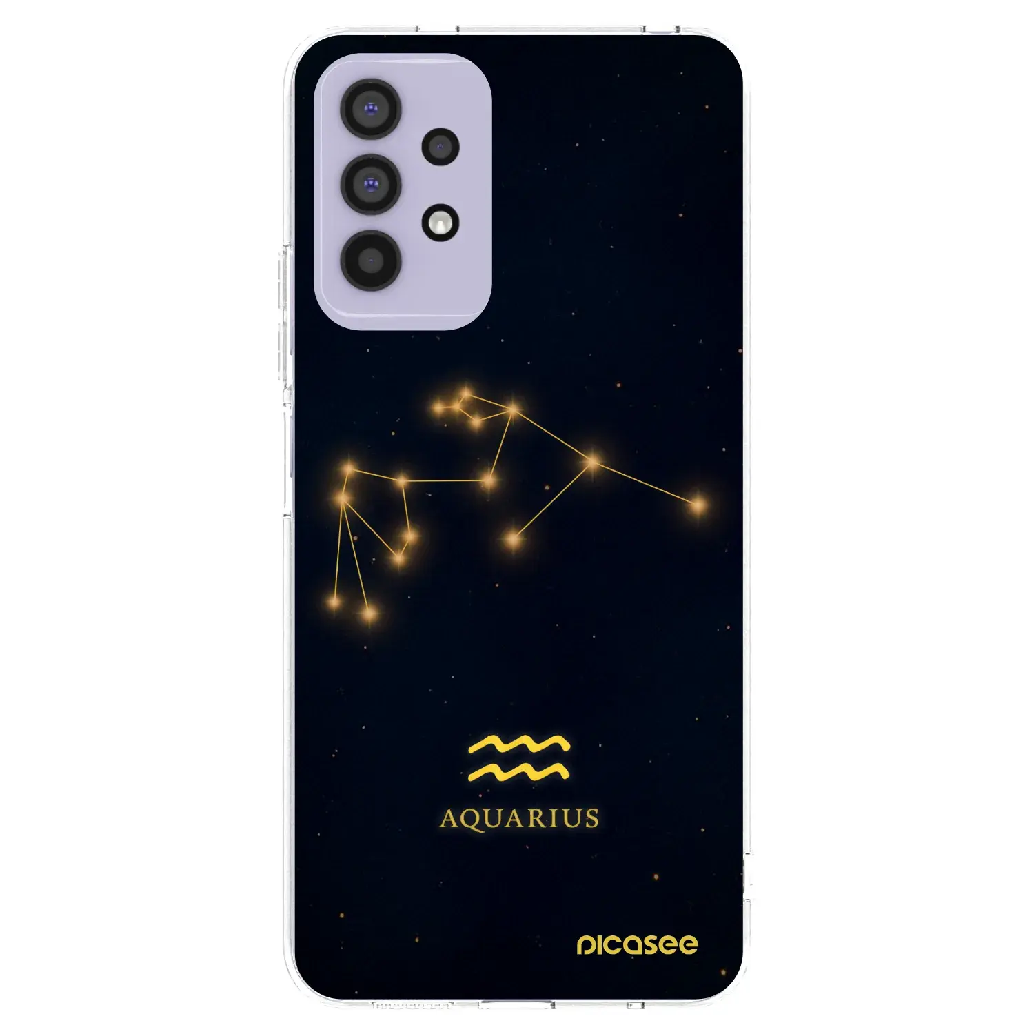 Silikonový průhledný obal pro Samsung Galaxy A32 4G SM-A325F - AQUARIUS