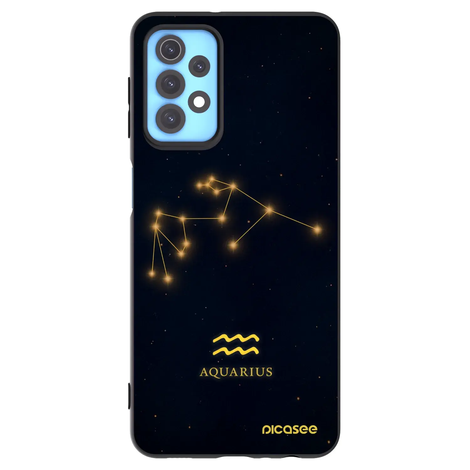 Silikonový černý obal pro Samsung Galaxy A32 4G SM-A325F - AQUARIUS