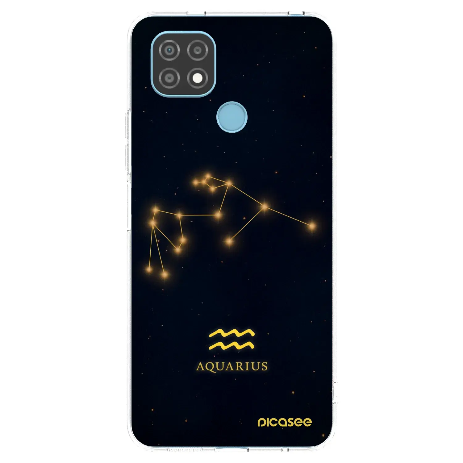 Silikonový průhledný obal pro Realme C21 - AQUARIUS