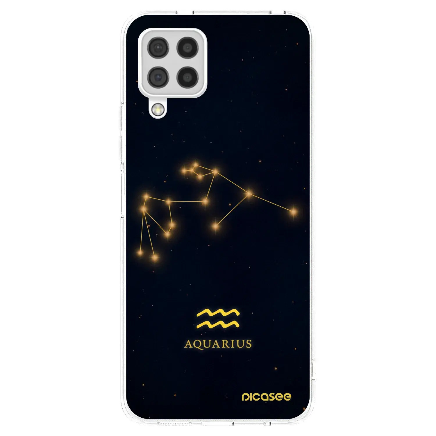 Silikonový průhledný obal pro Samsung Galaxy A22 A225F 4G - AQUARIUS