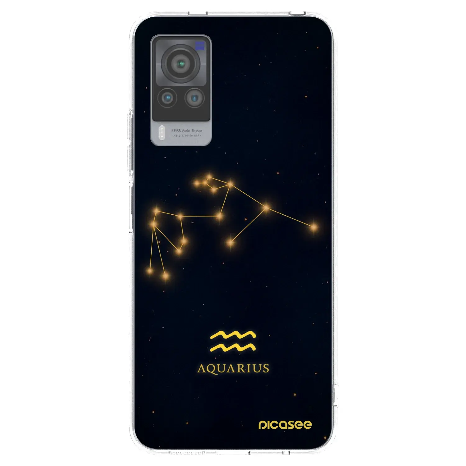 Silikonový průhledný obal pro Vivo X60 Pro 5G - AQUARIUS