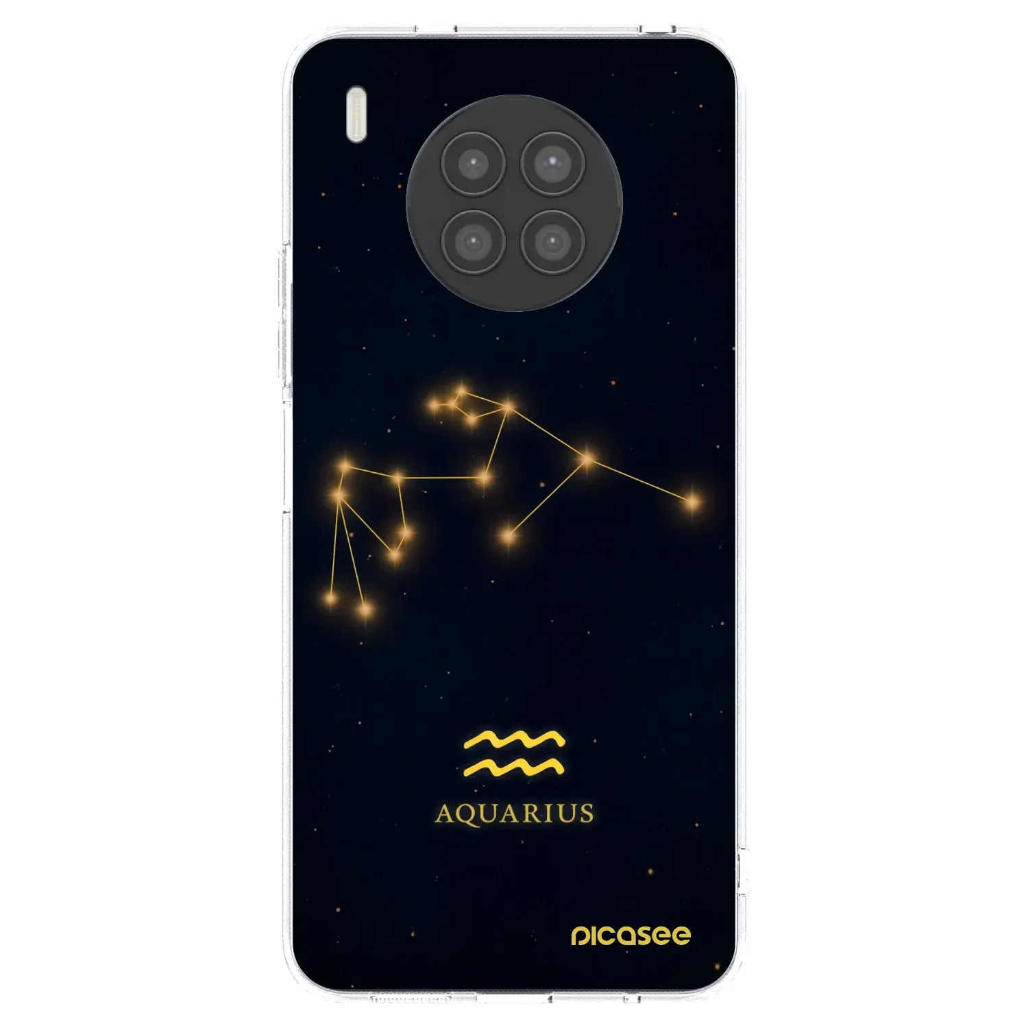 Silikonový průhledný obal pro Huawei Nova 8i - AQUARIUS