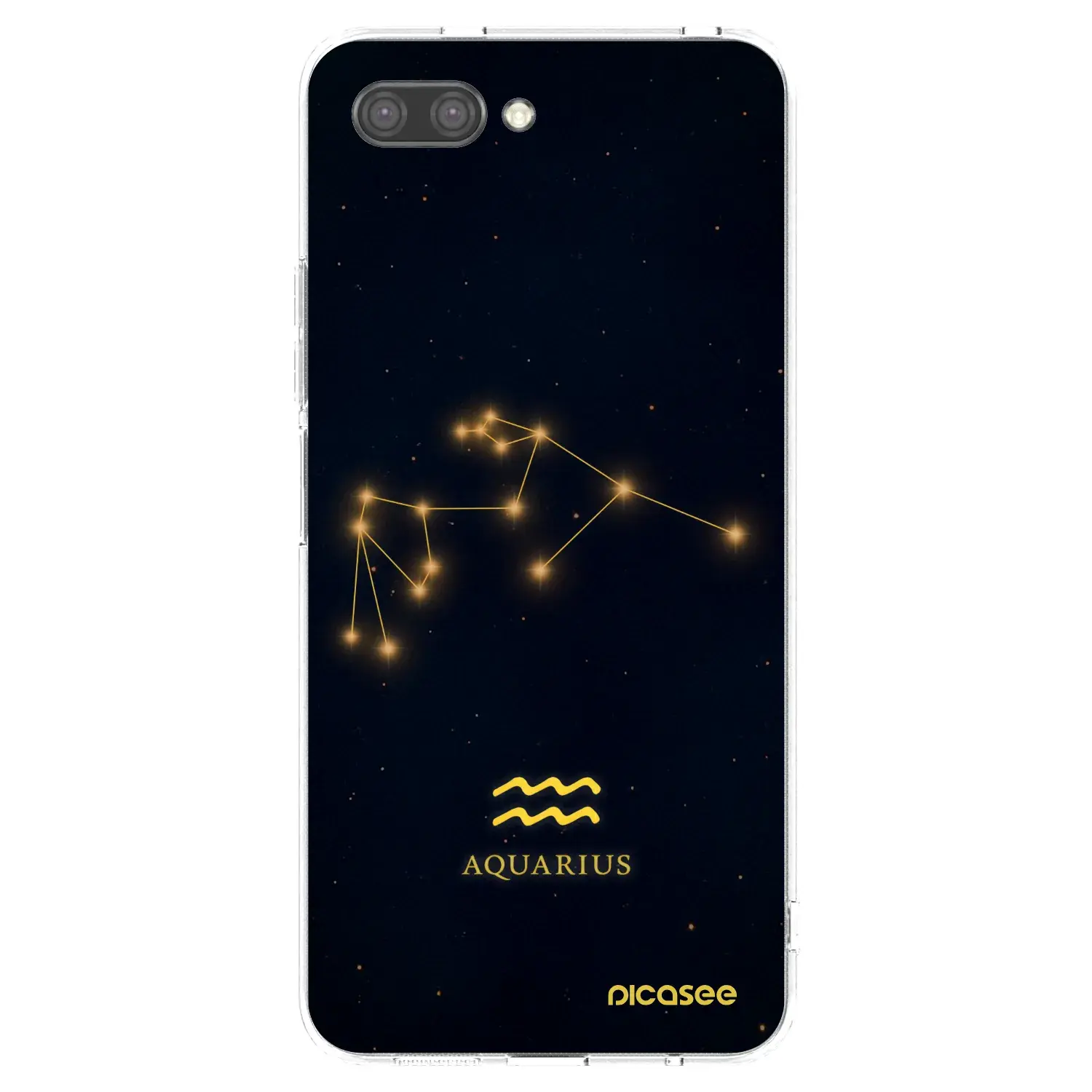 Silikonový průhledný obal pro Honor 10 - AQUARIUS