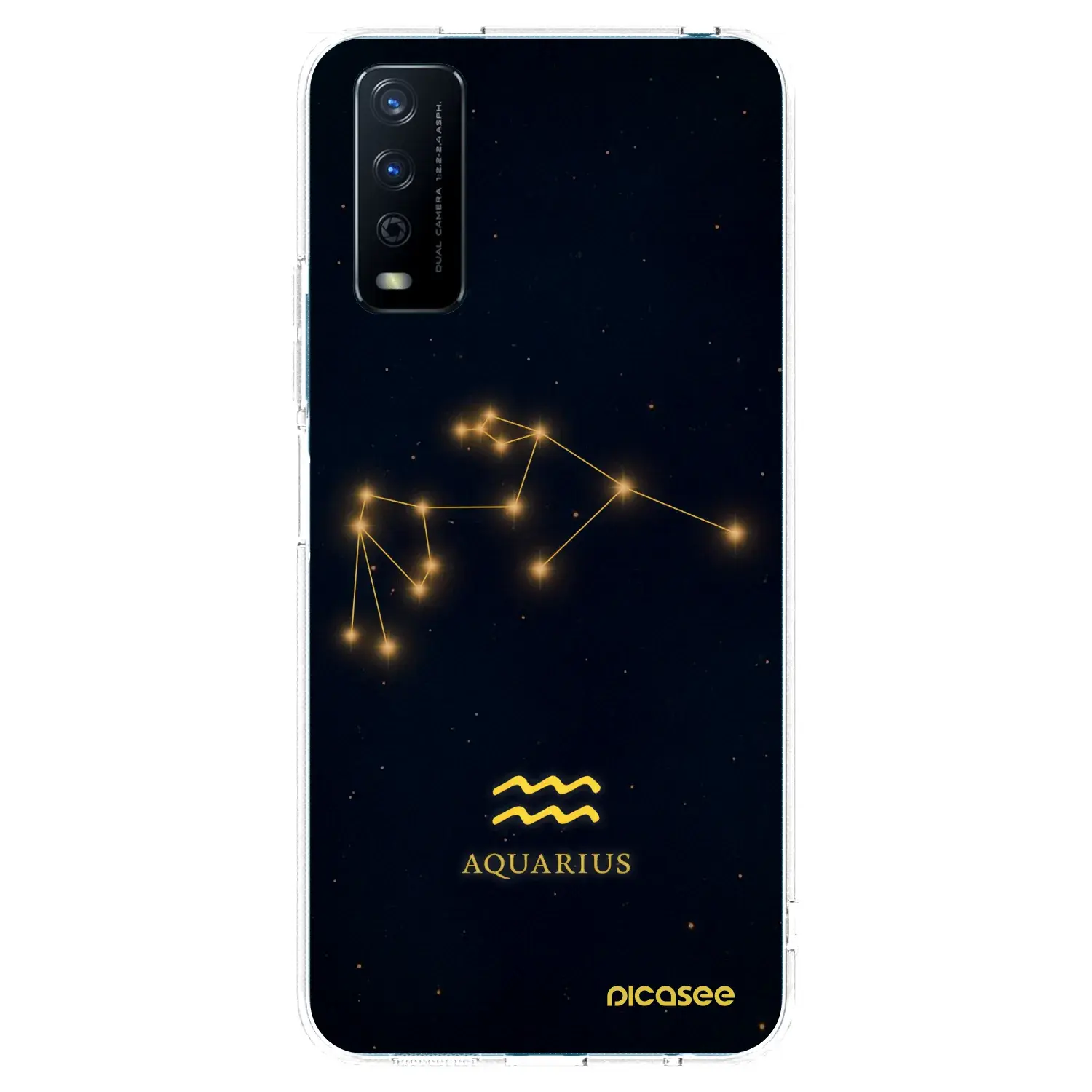 Silikonový průhledný obal pro Vivo Y11s - AQUARIUS