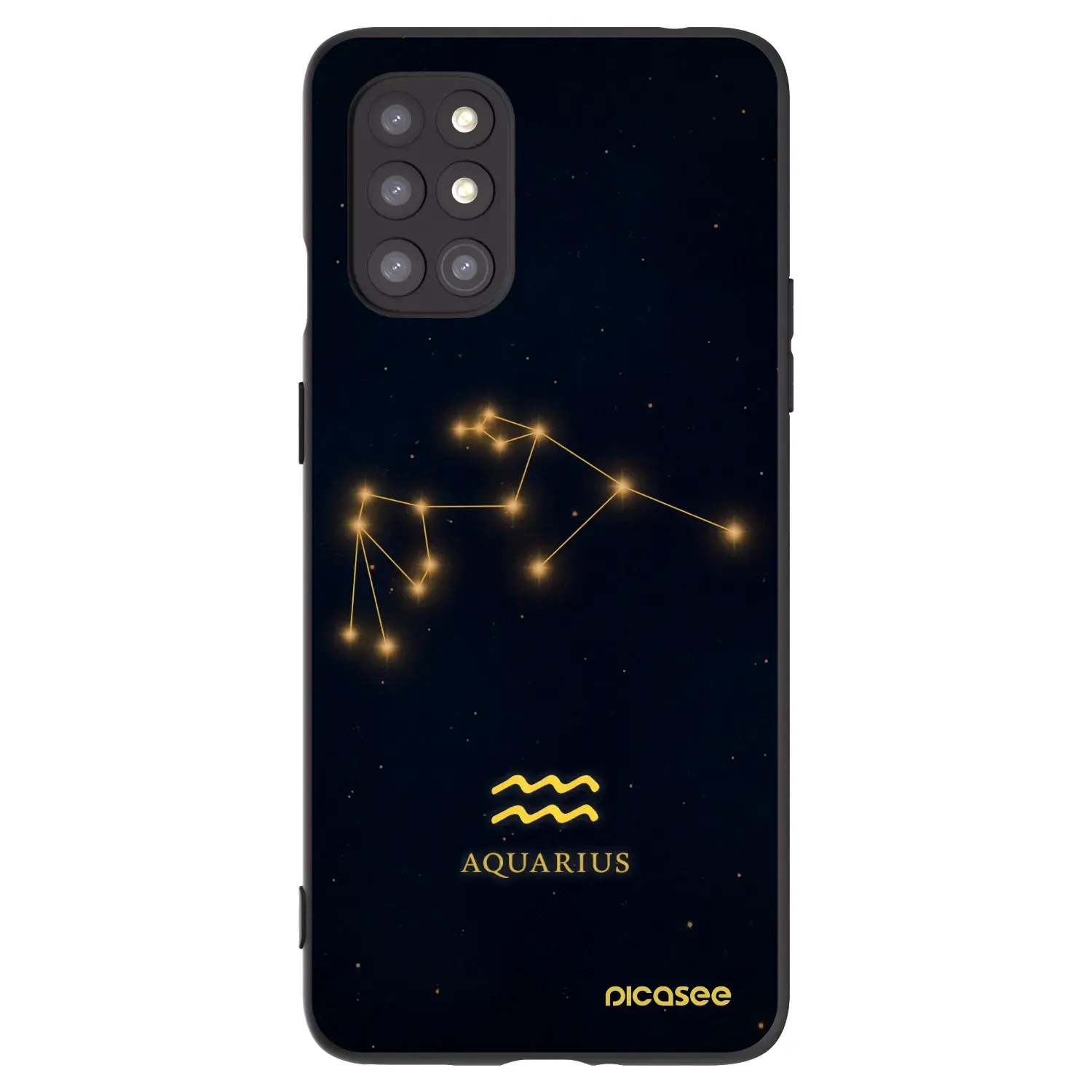 Silikonový černý obal pro OnePlus 8T - AQUARIUS