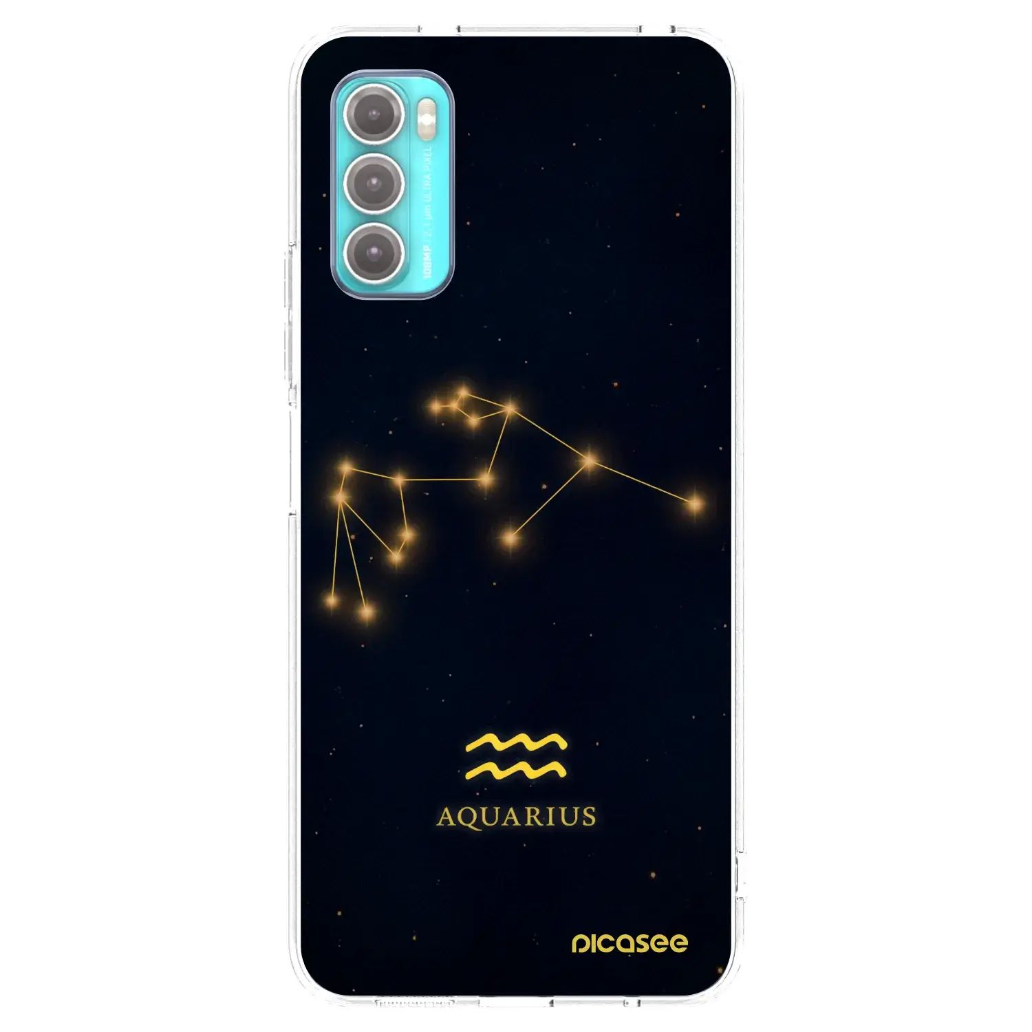 Silikonový průhledný obal pro Motorola Moto G60 - AQUARIUS