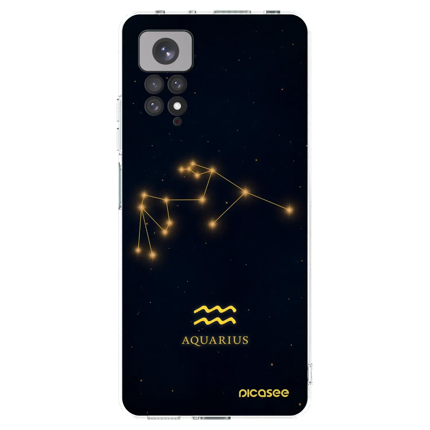 Silikonový průhledný obal pro Xiaomi Redmi Note 11 - AQUARIUS