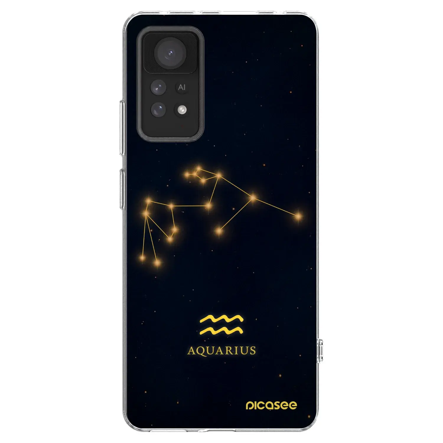 Silikonový průhledný obal pro Xiaomi Redmi Note 11 Pro - AQUARIUS