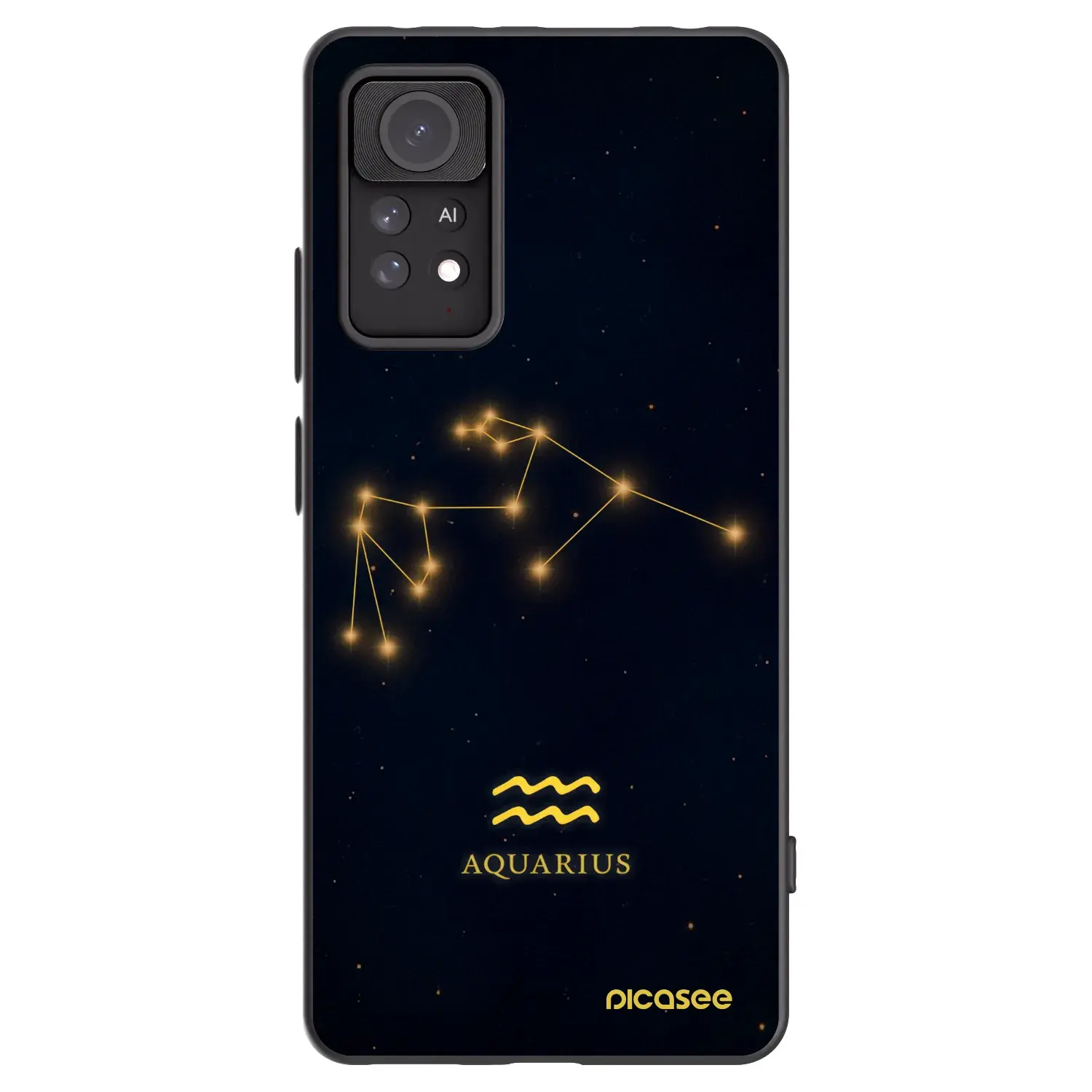 Silikonový černý obal pro Xiaomi Redmi Note 11 Pro 5G - AQUARIUS