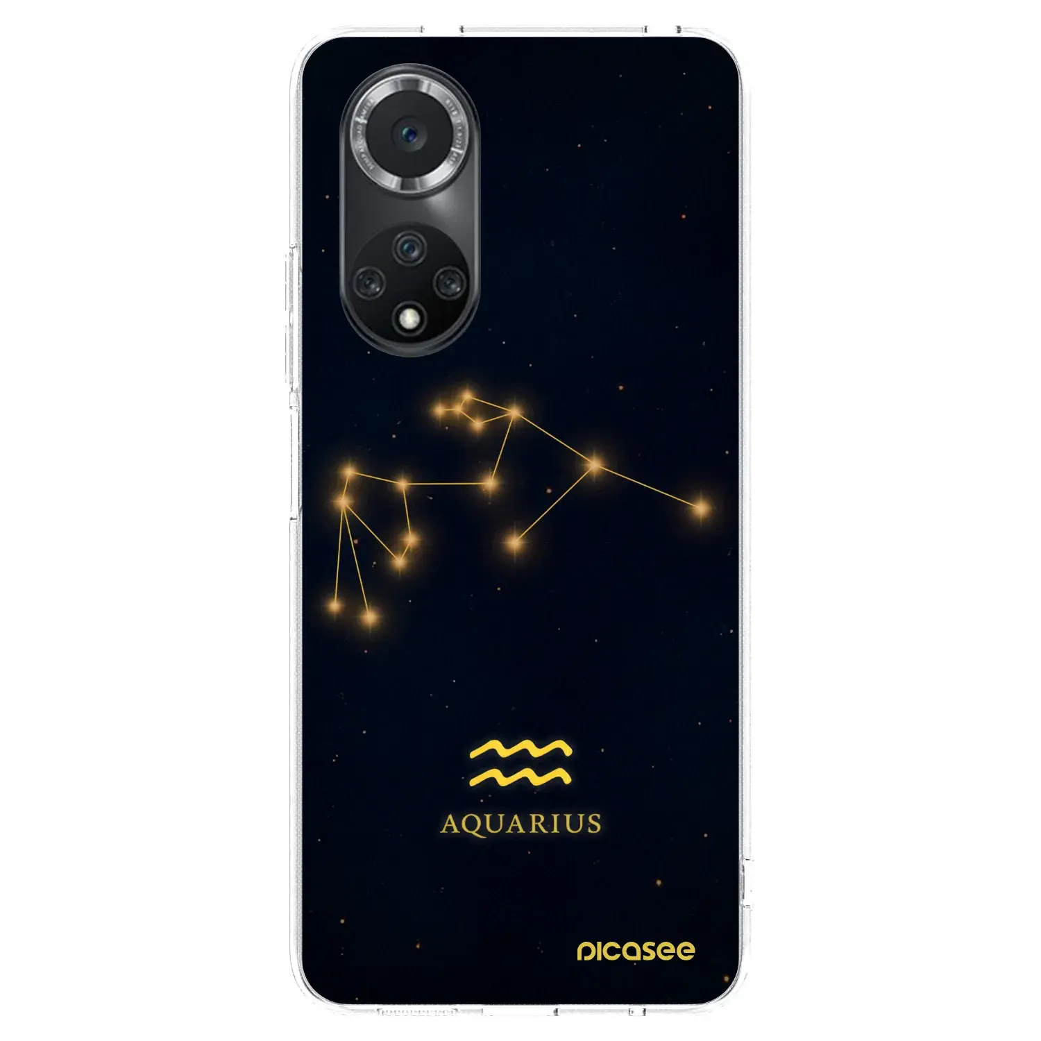 Silikonový průhledný obal pro Huawei Nova 9 SE - AQUARIUS