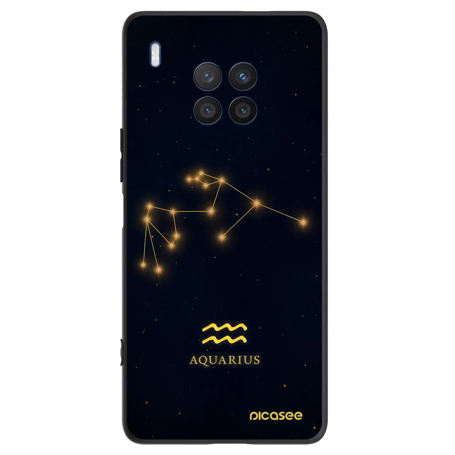 Silikonový černý obal pro Honor 50 Lite - AQUARIUS