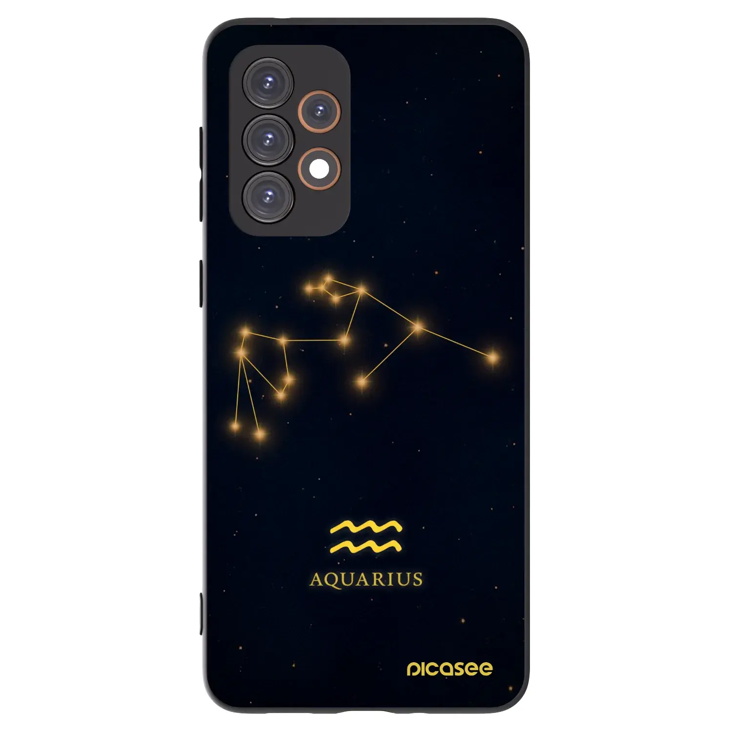 Silikonový černý obal pro Samsung Galaxy A33 5G A336 - AQUARIUS