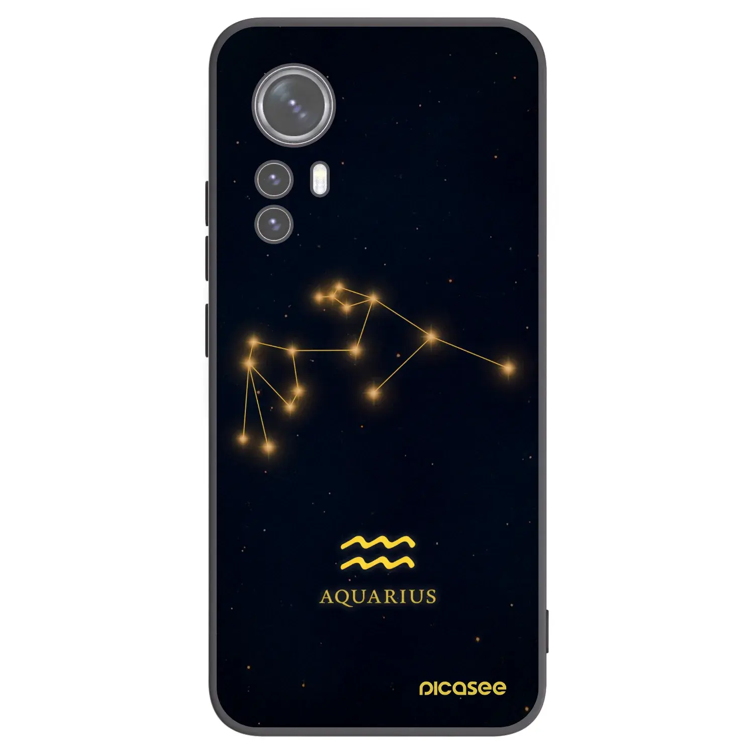 Silikonový černý obal pro Xiaomi 12X - AQUARIUS