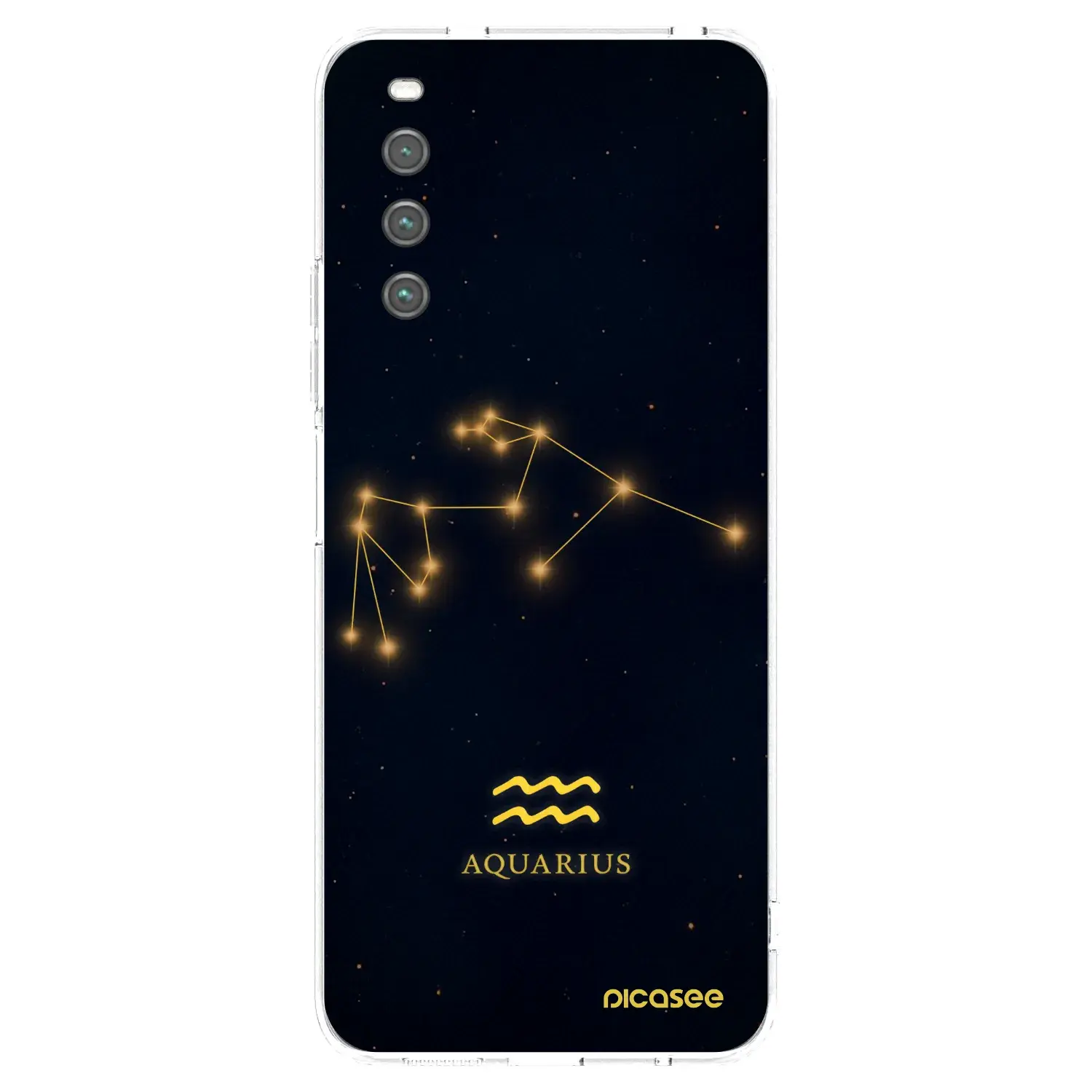 Silikonový průhledný obal pro Sony Xperia 10 IV 5G - AQUARIUS