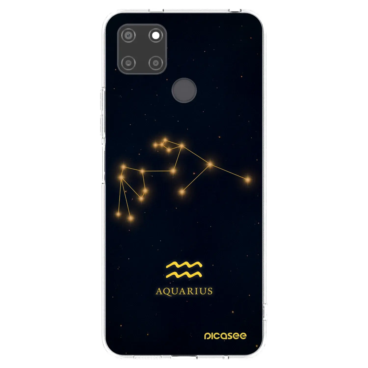 Silikonový průhledný obal pro Realme C21Y - AQUARIUS