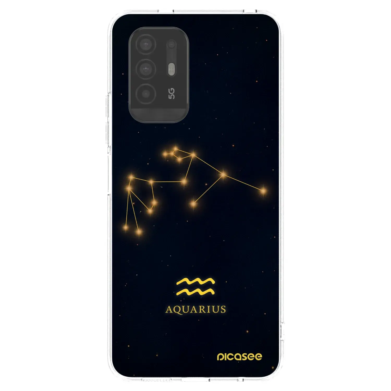 Silikonový průhledný obal pro OPPO A94 5G - AQUARIUS