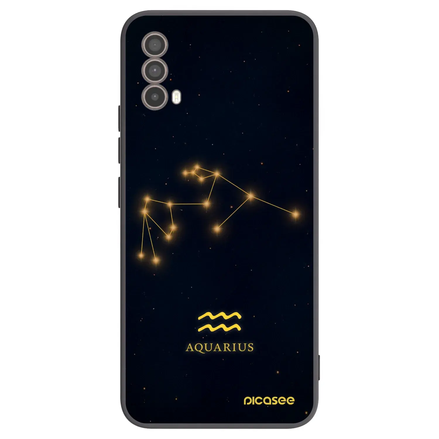 Silikonový černý obal pro Motorola Moto E40 - AQUARIUS