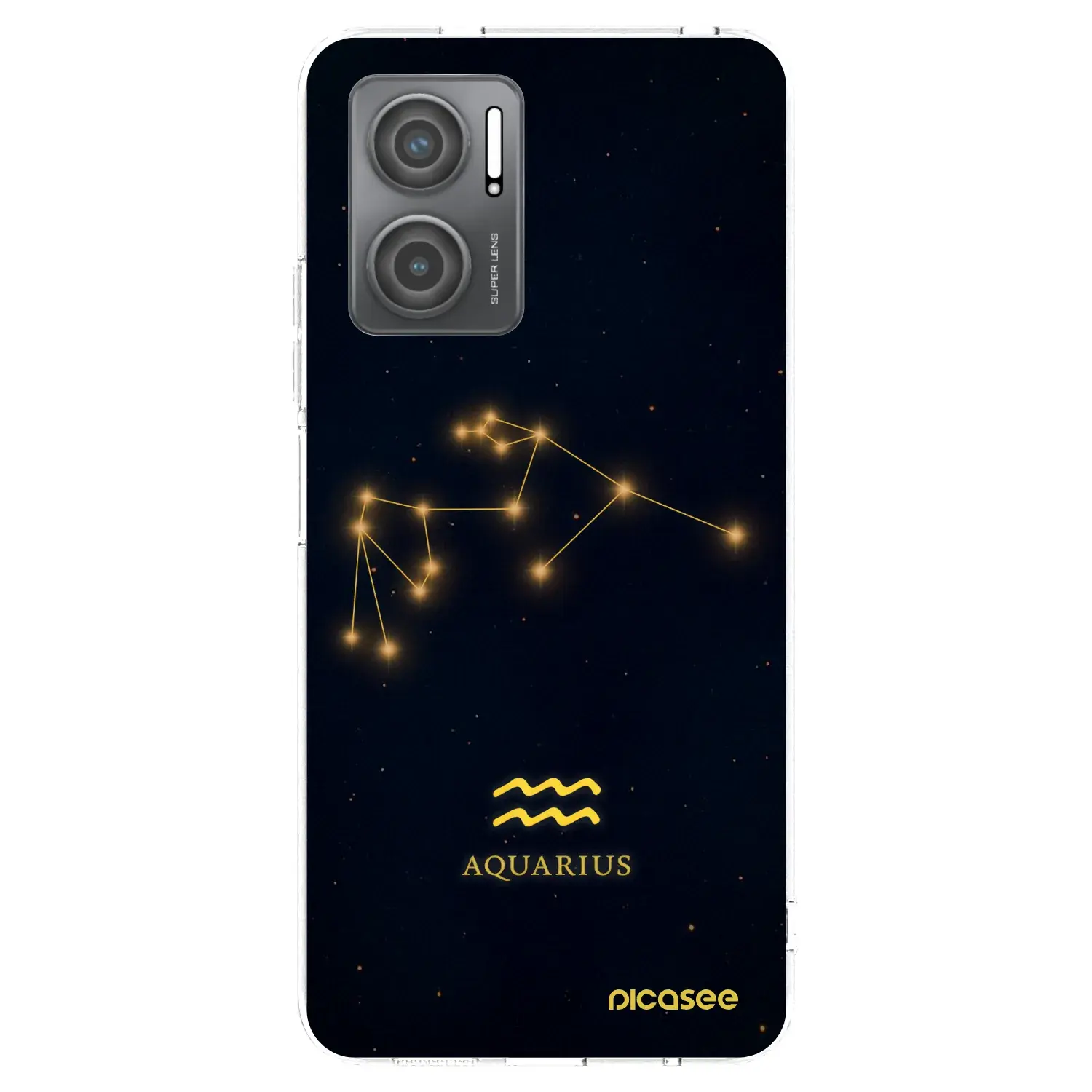Silikonový průhledný obal pro Xiaomi Redmi 10 5G - AQUARIUS