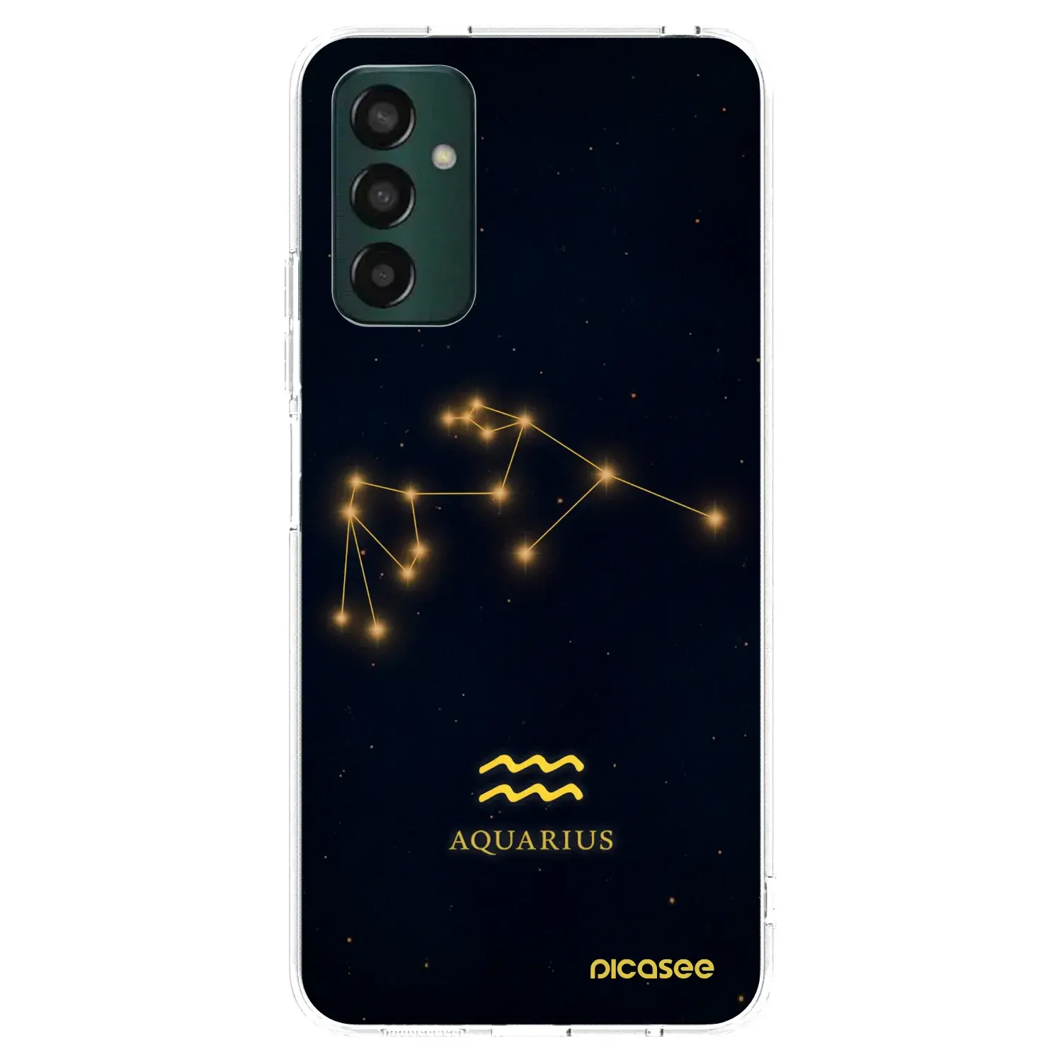 Silikonový průhledný obal pro Samsung Galaxy M23 5G - AQUARIUS