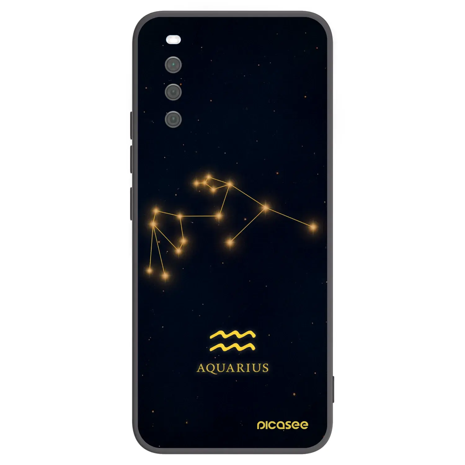 Silikonový černý obal pro Sony Xperia 10 III - AQUARIUS