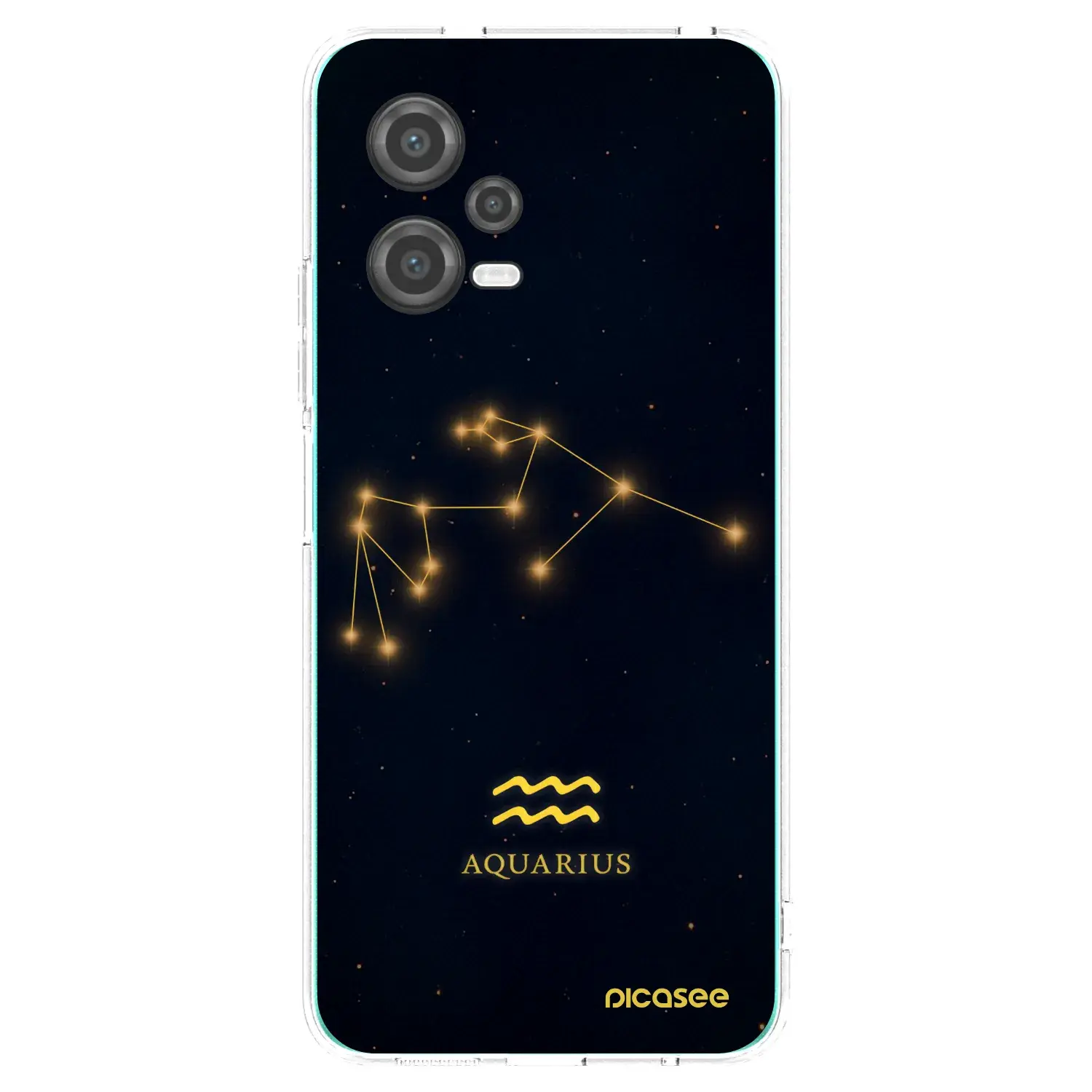 Silikonový průhledný obal pro Xiaomi Poco X5 - AQUARIUS