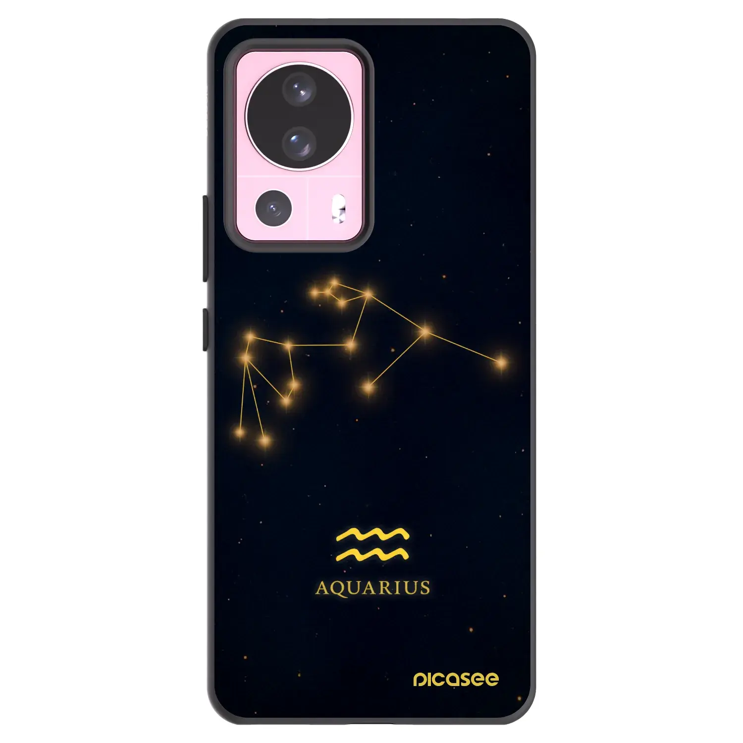 Silikonový černý obal pro Xiaomi 13 Lite - AQUARIUS