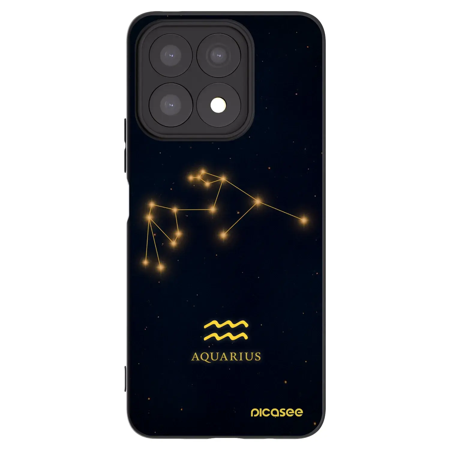 Silikonový černý obal pro Honor X8a - AQUARIUS