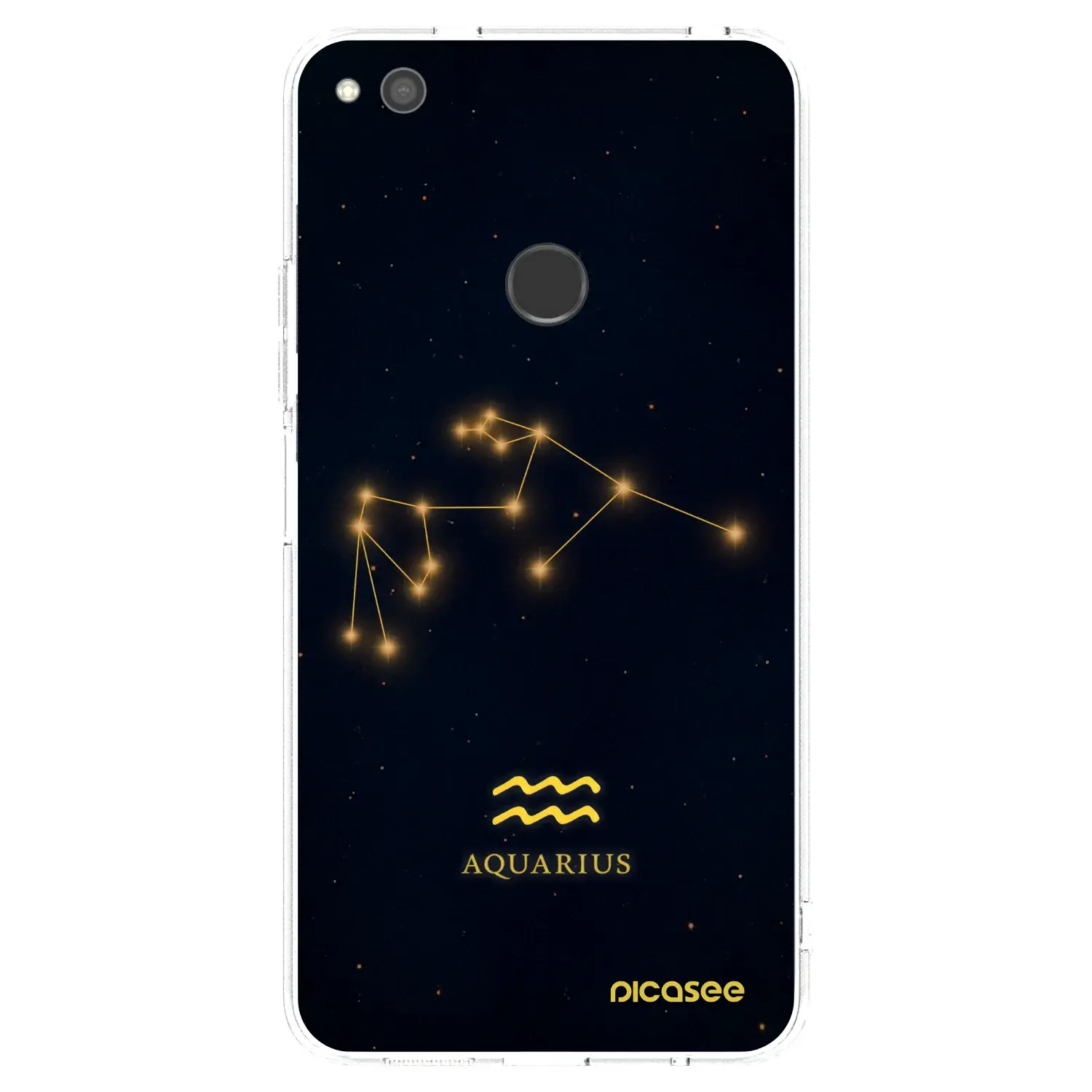 Silikonový průhledný obal pro Huawei P9 Lite 2017 - AQUARIUS