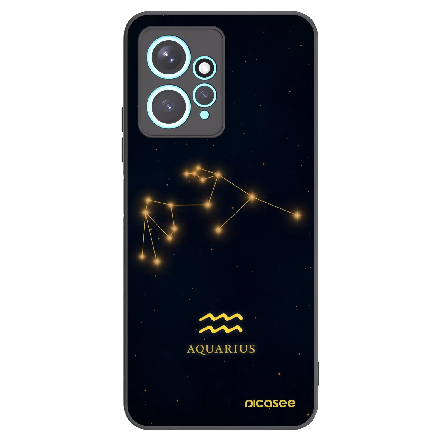 Silikonový černý obal pro Xiaomi Redmi Note 12 4G - AQUARIUS