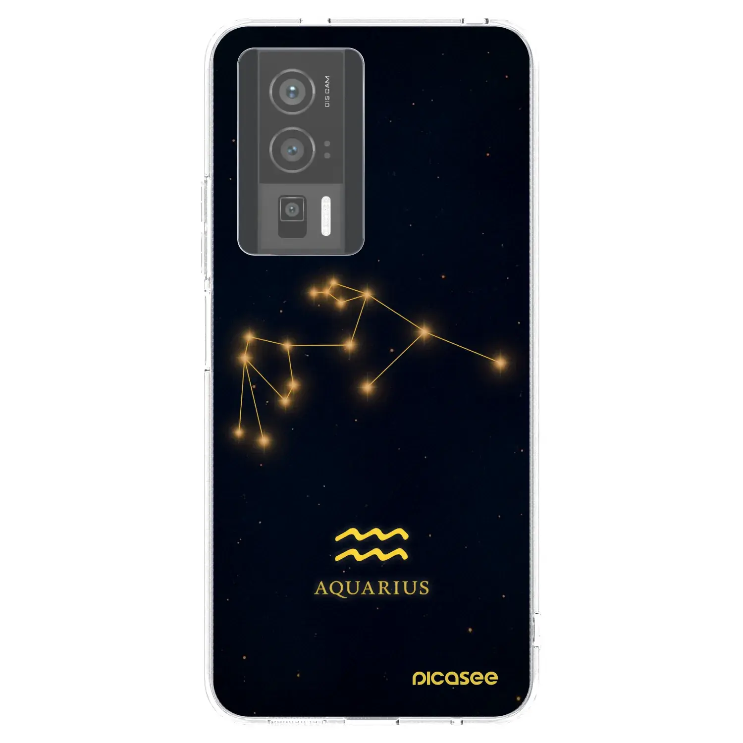 Silikonový průhledný obal pro Xiaomi Poco F5 Pro 5G - AQUARIUS