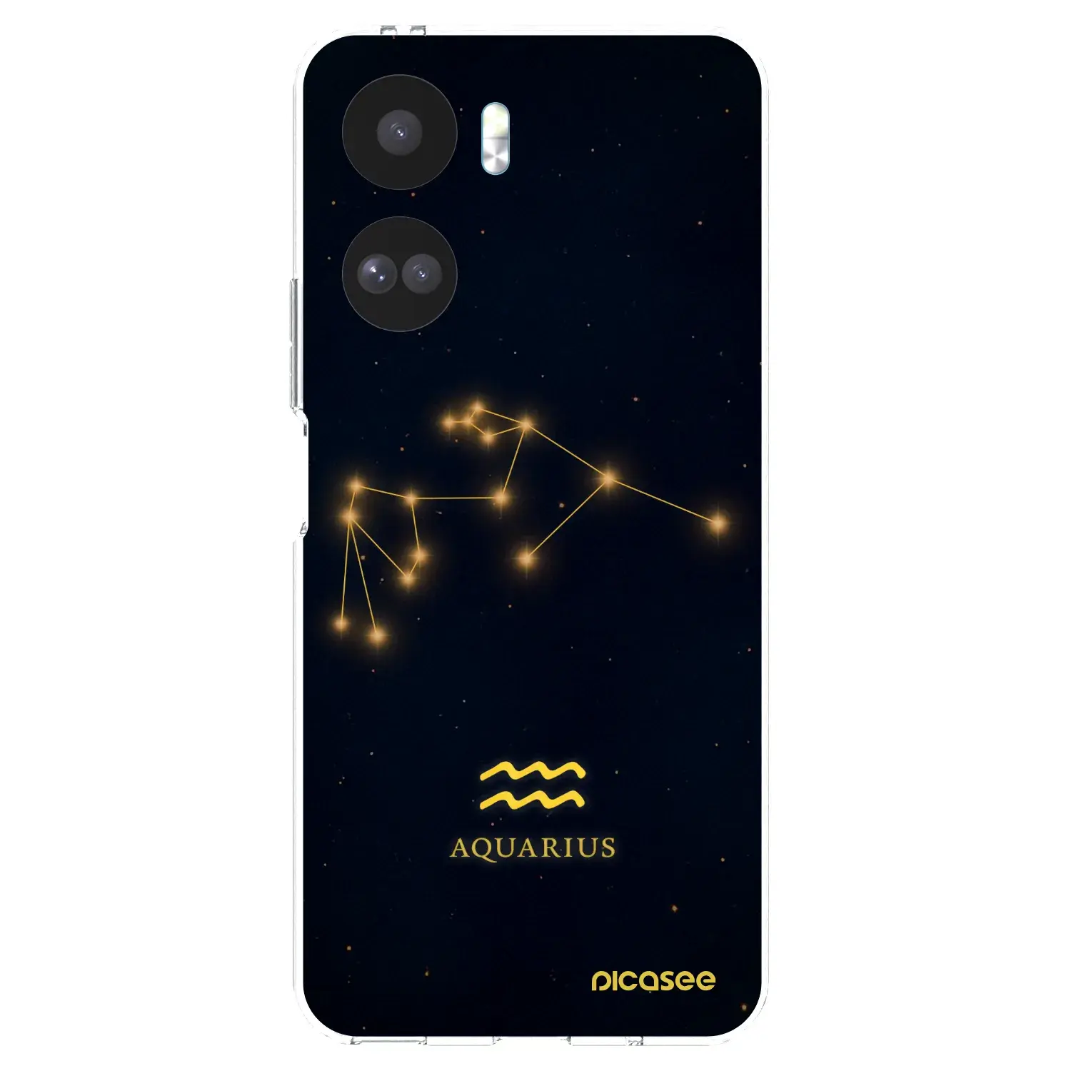 Silikonový průhledný obal pro Honor 90 Lite 5G - AQUARIUS