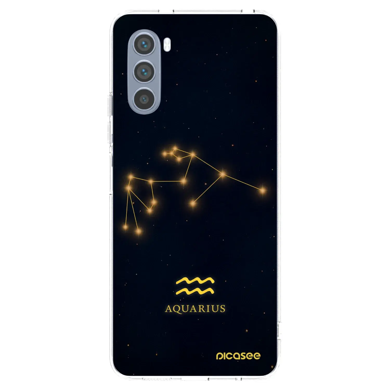 Silikonový průhledný obal pro Motorola Moto G62 - AQUARIUS