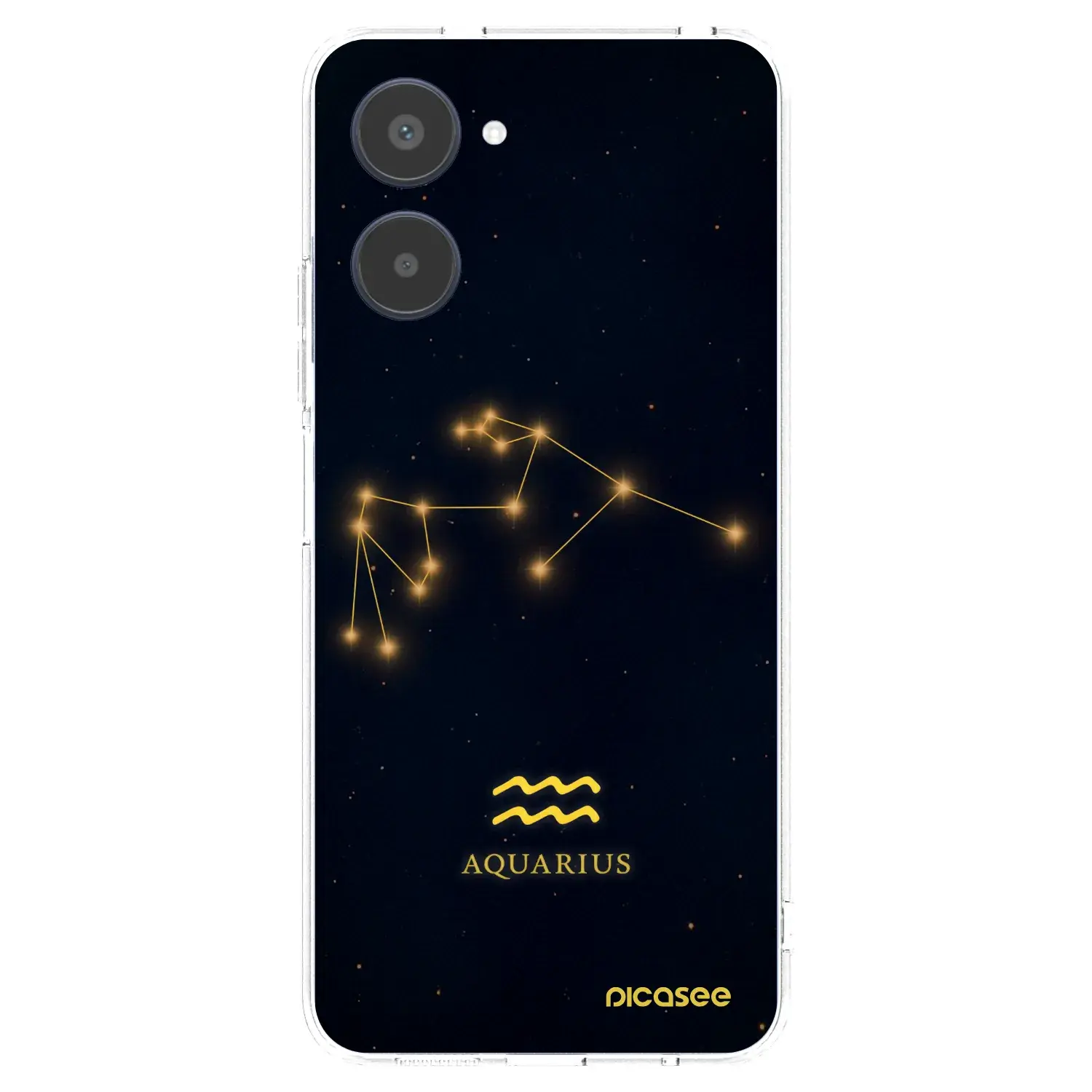 Silikonový průhledný obal pro Realme 10 4G - AQUARIUS