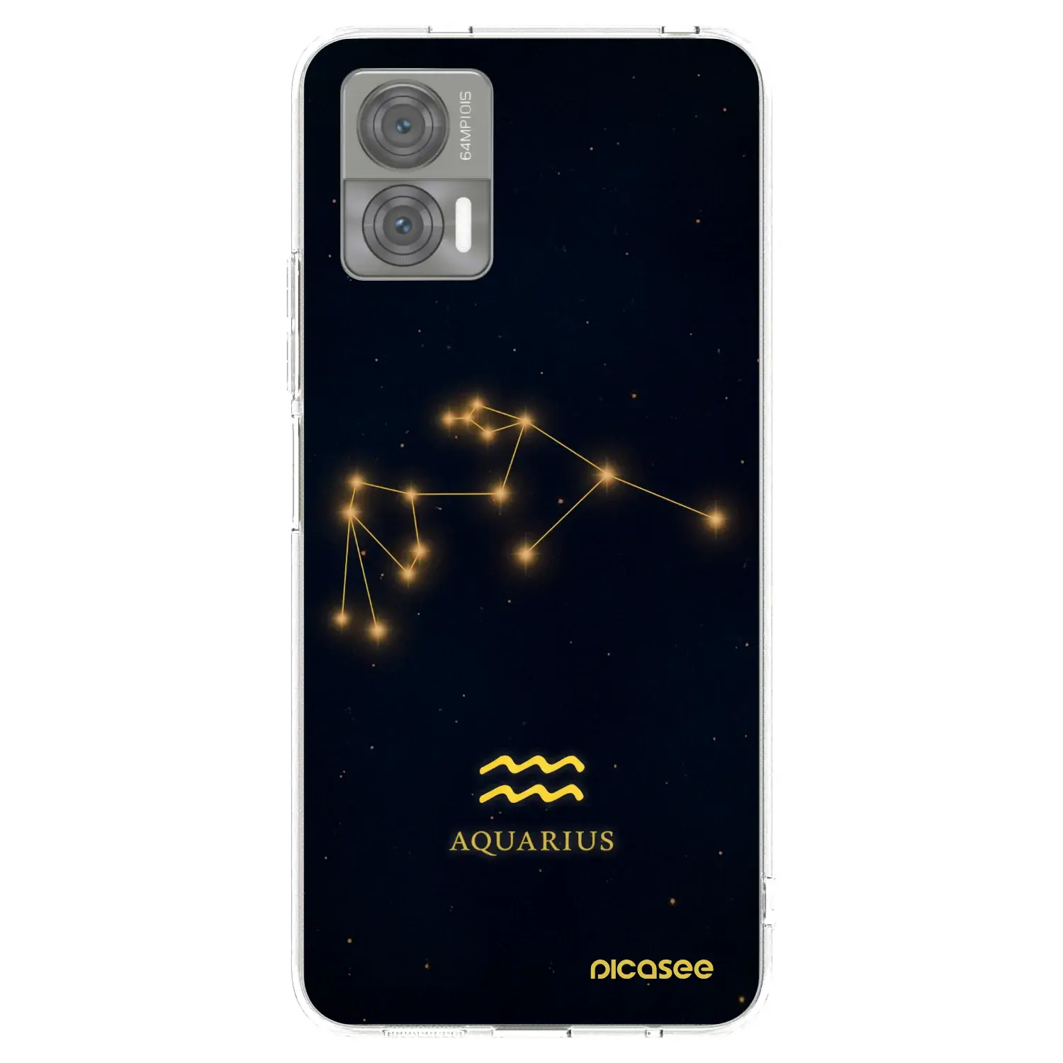 Silikonový průhledný obal pro Motorola Edge 30 Neo - AQUARIUS