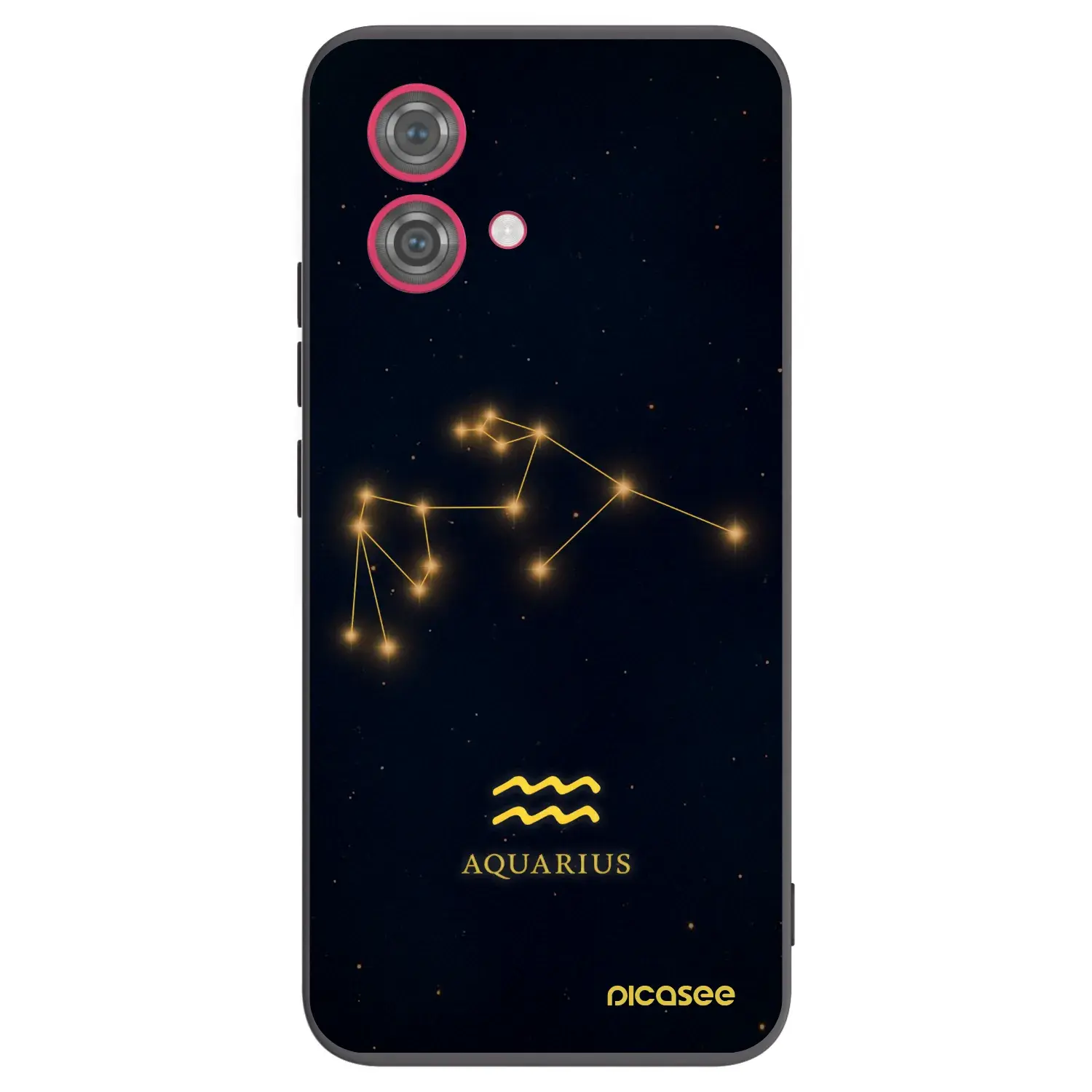 Silikonový černý obal pro Motorola Moto G84 5G - AQUARIUS