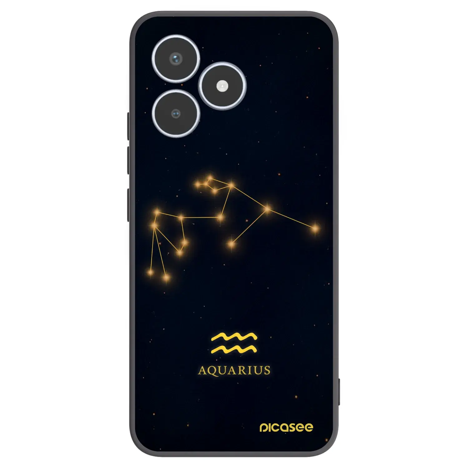 Silikonový černý obal pro Realme C53 - AQUARIUS