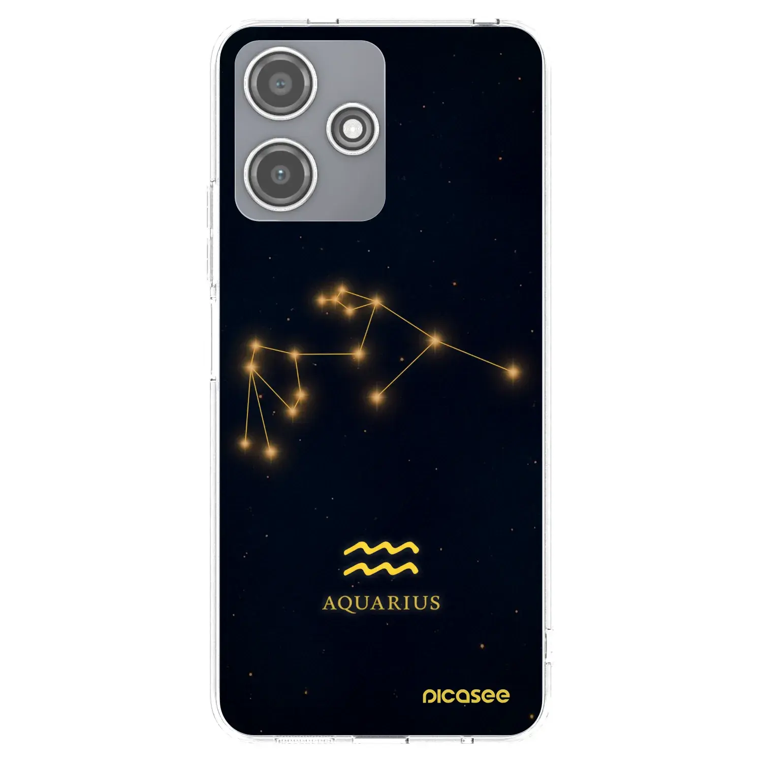 Silikonový průhledný obal pro Xiaomi Redmi 12 5G - AQUARIUS
