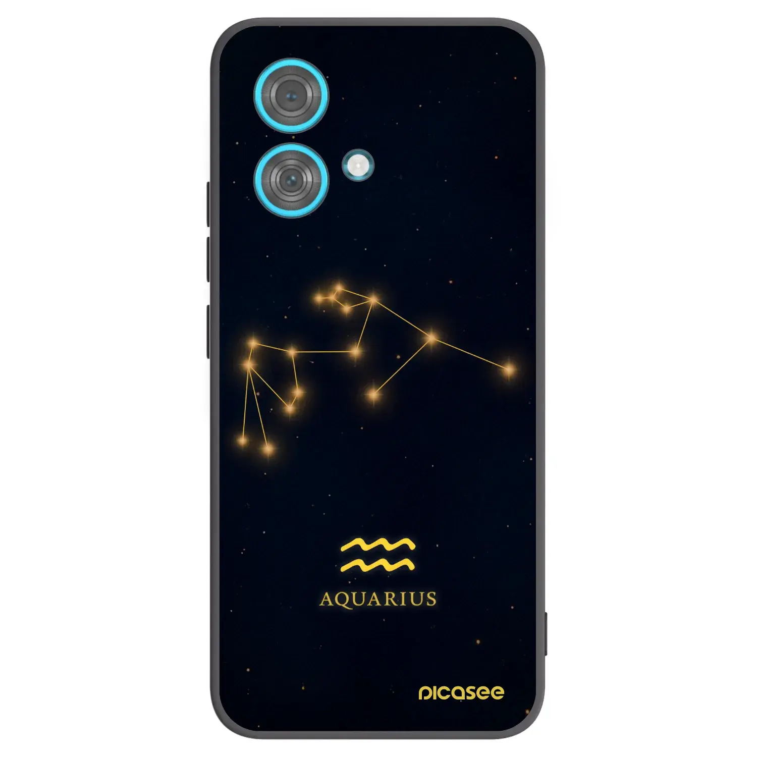 Silikonový černý obal pro Motorola Edge 40 Neo - AQUARIUS