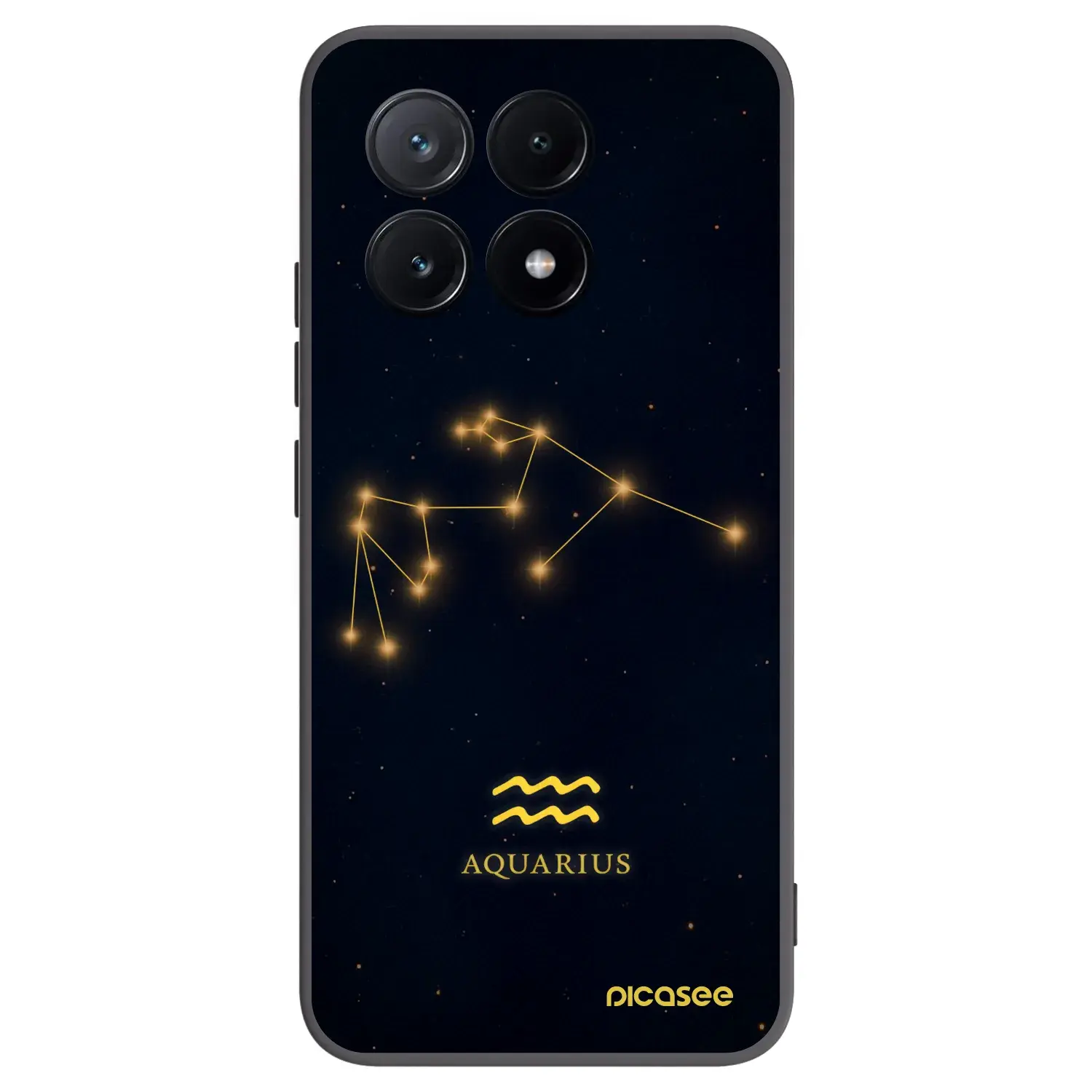 Silikonový černý obal pro Xiaomi Poco X6 Pro - AQUARIUS