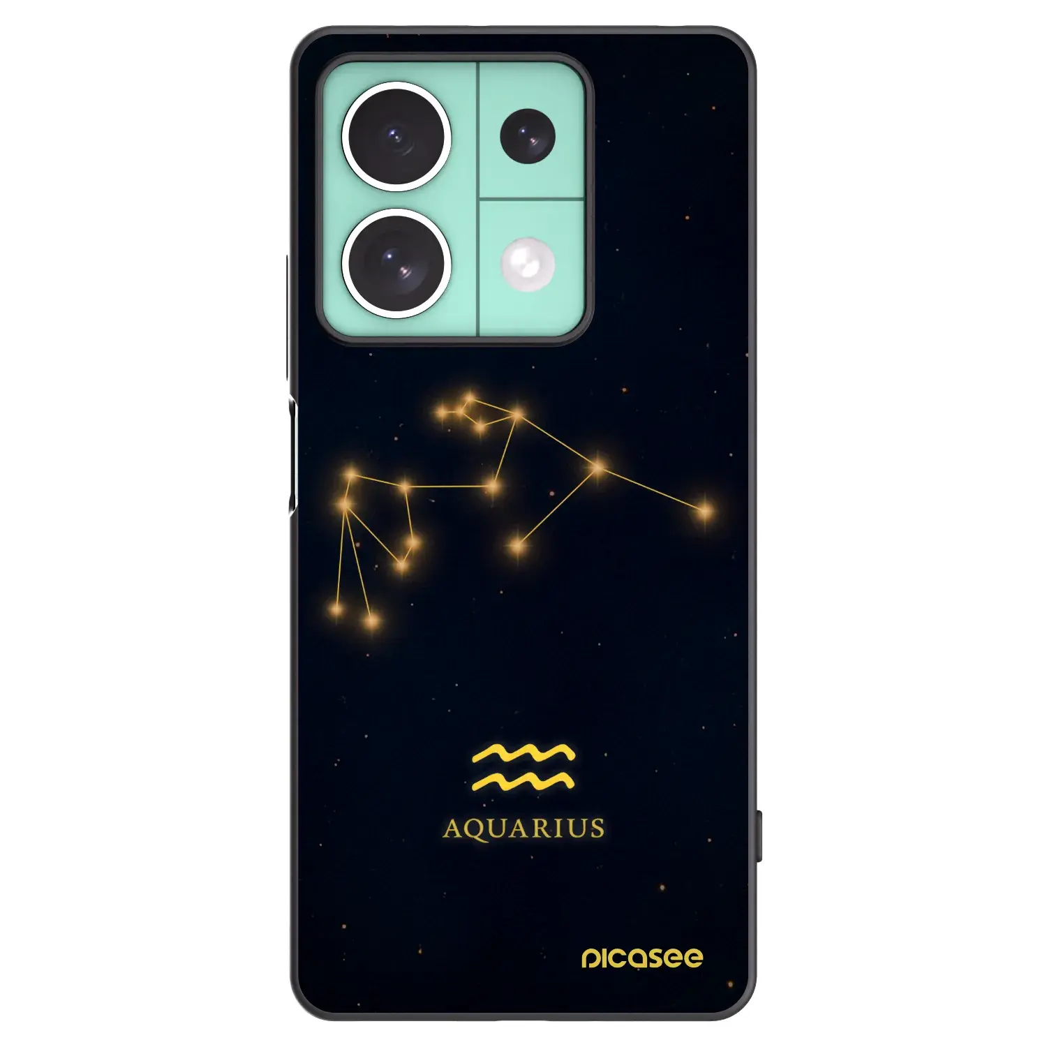 Silikonový černý obal pro Xiaomi Redmi Note 13 5G - AQUARIUS