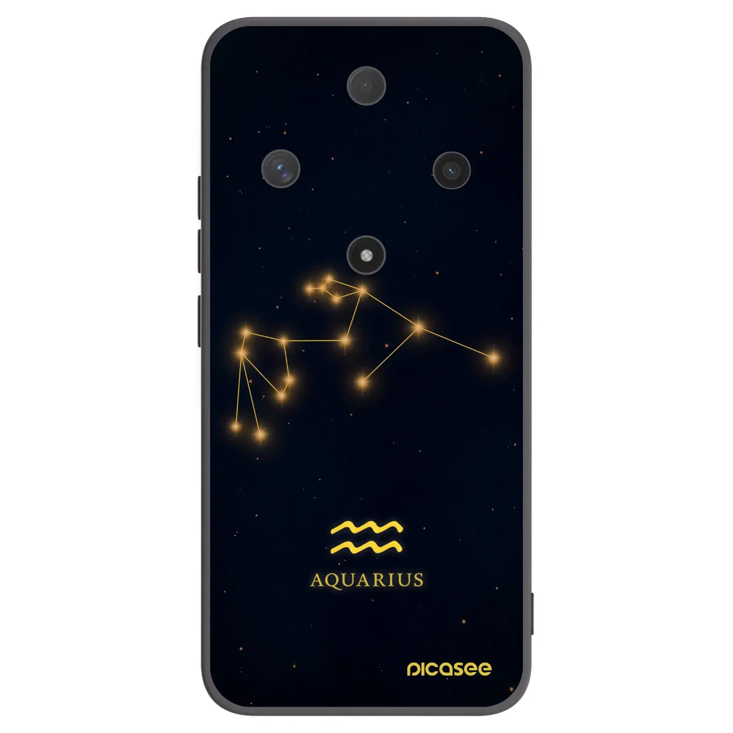 Silikonový černý obal pro Honor Magic6 Lite 5G - AQUARIUS